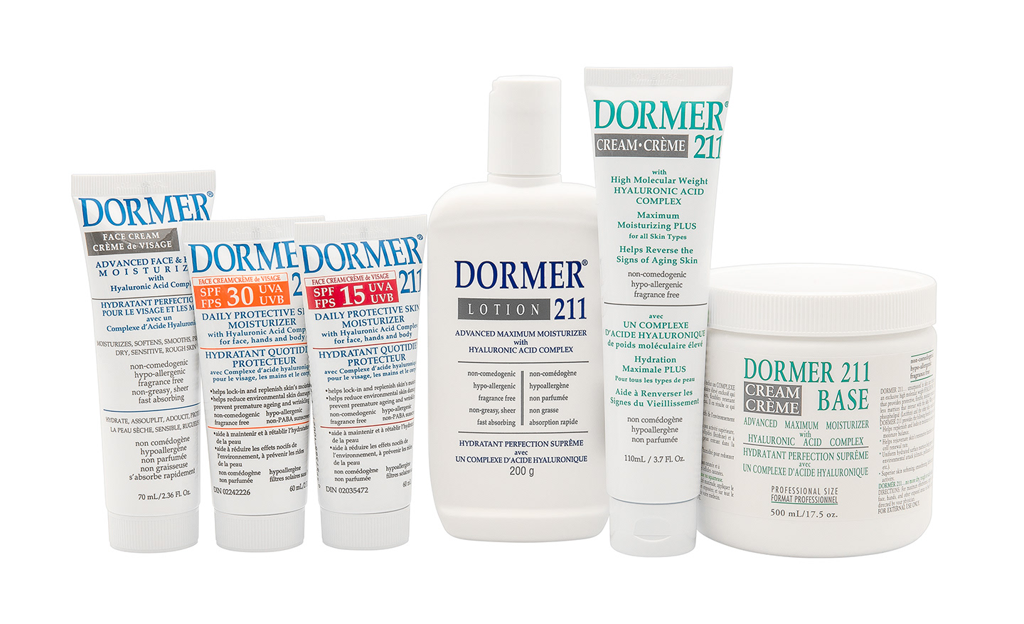 LABORATOIRES DORMER - Produits Dormer 211 pour la peau