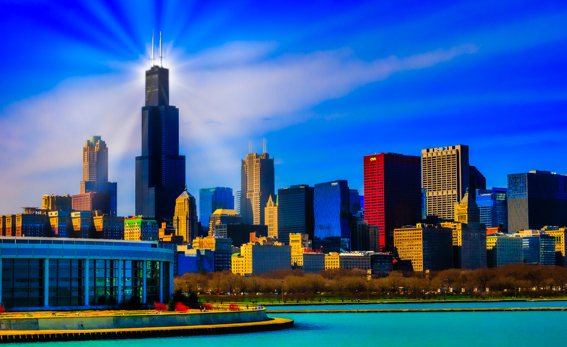 Skyline from the Adler