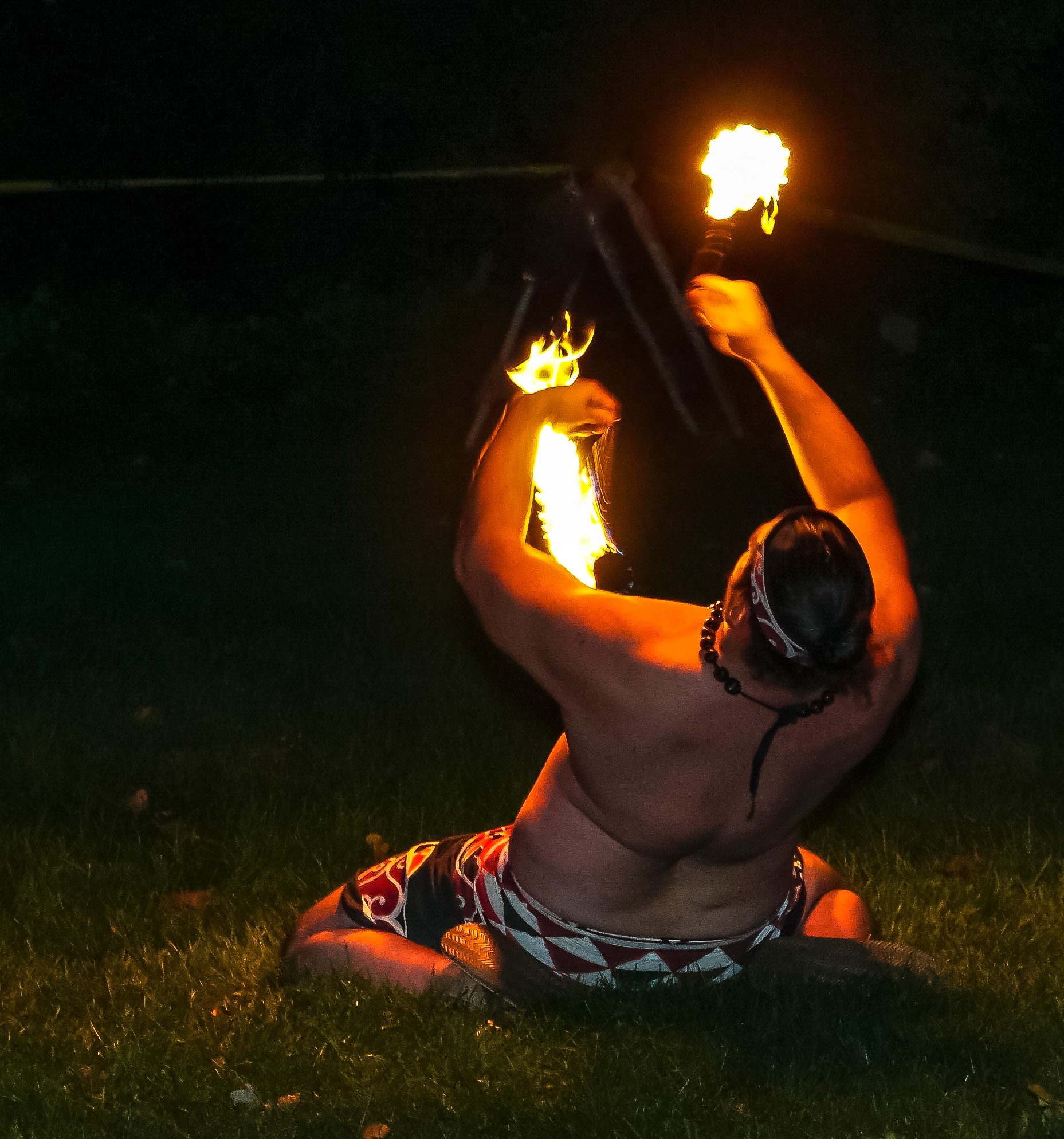 Hawaiian Fire Dancer