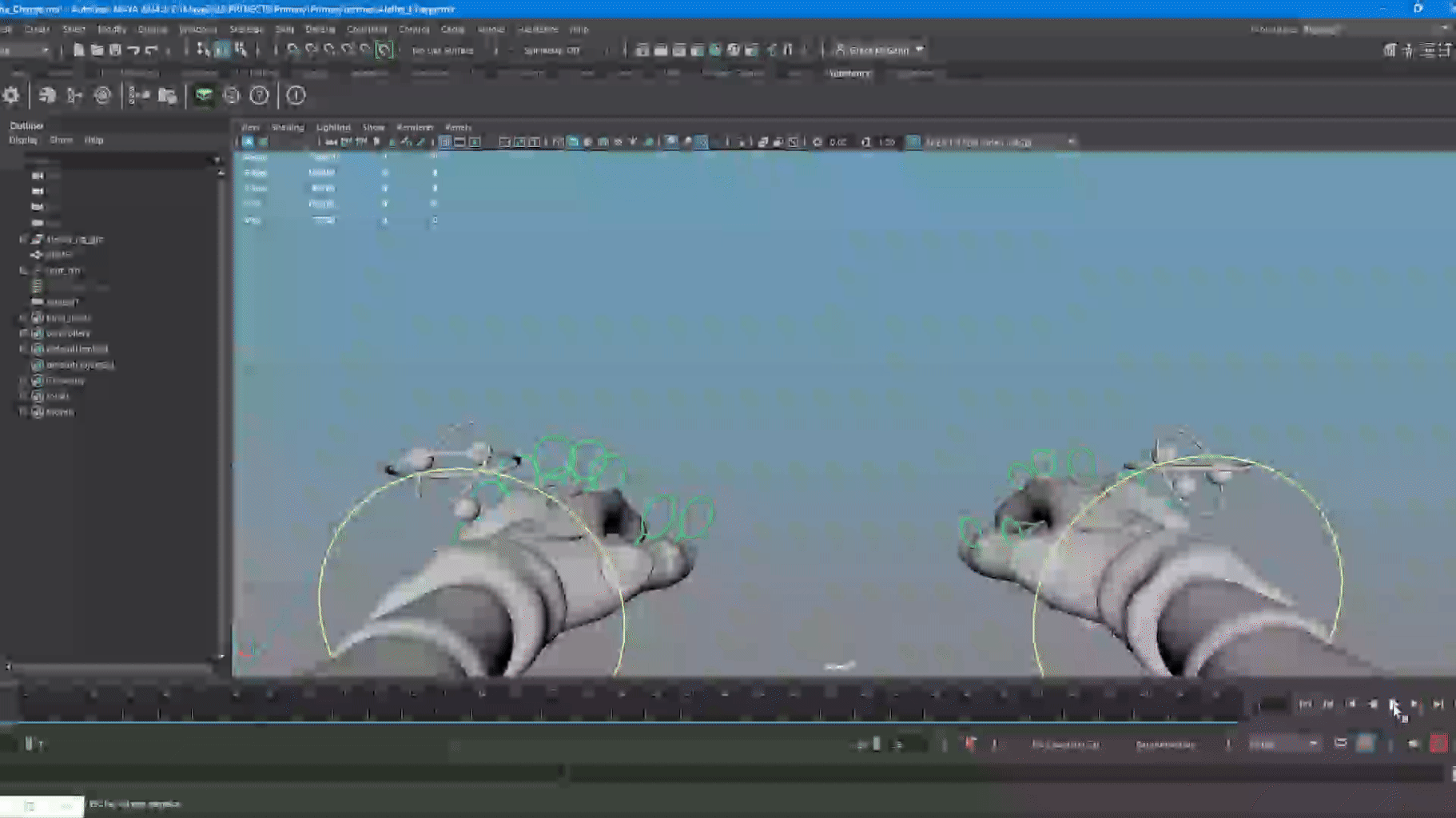 Charge Animation (Primary - Aletha) Animated in Maya