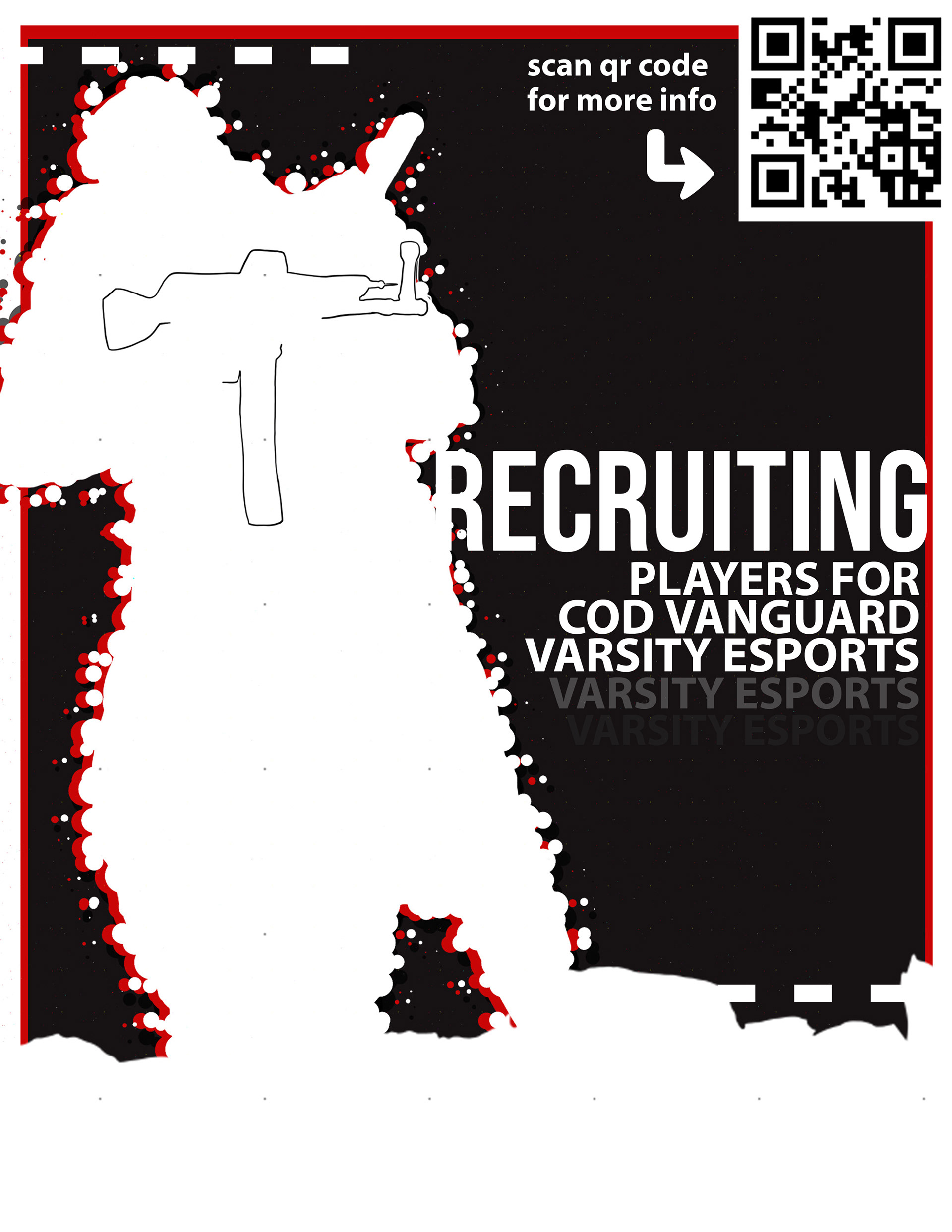 Recruiting Graphic made for Esports