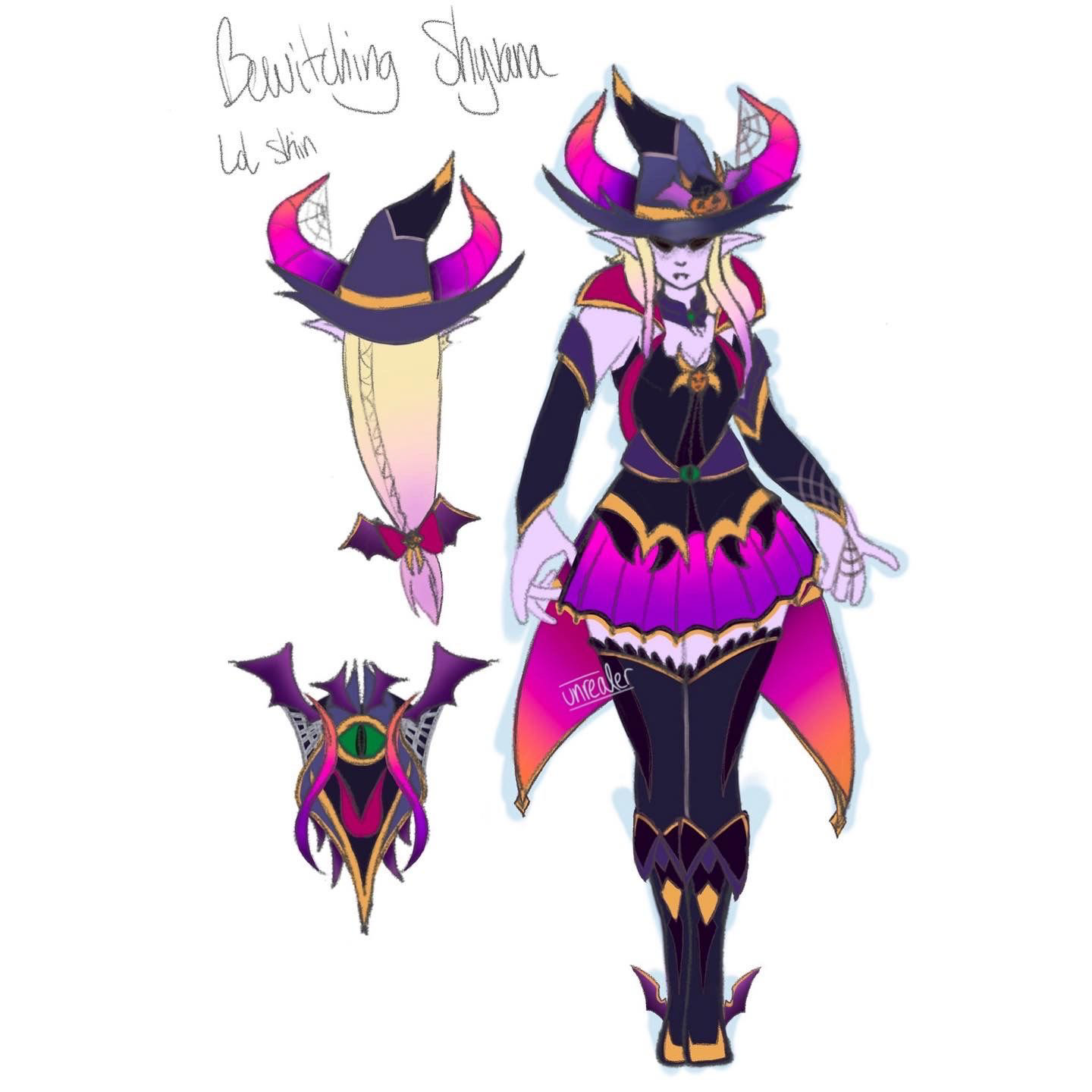 The original sketch of the design I made