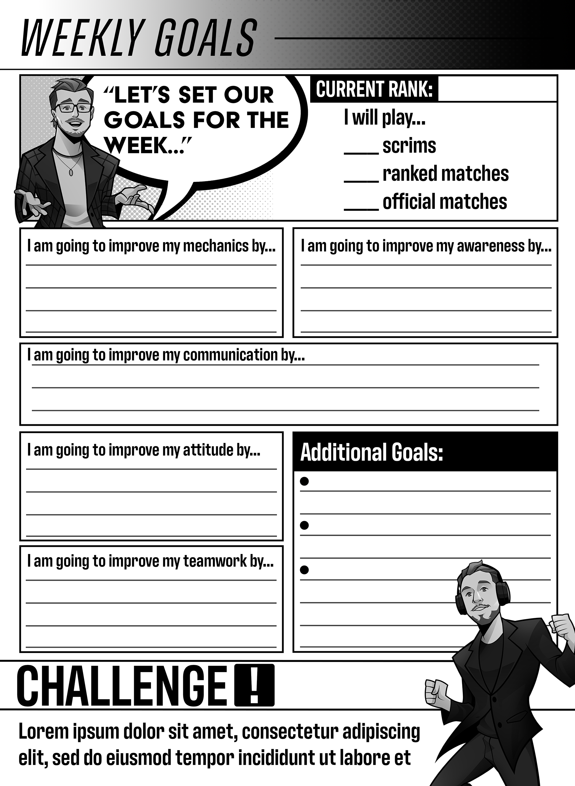 Weekly Goals