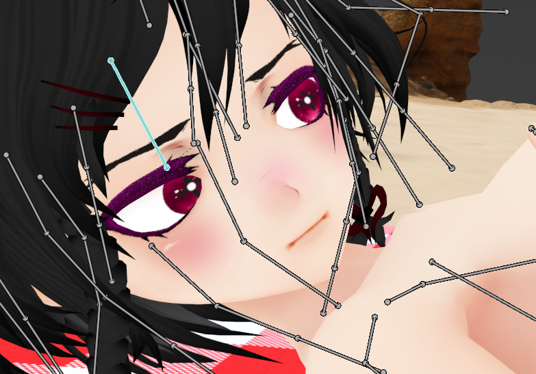 No physics based animation here! Every strand of hair is done by hand.