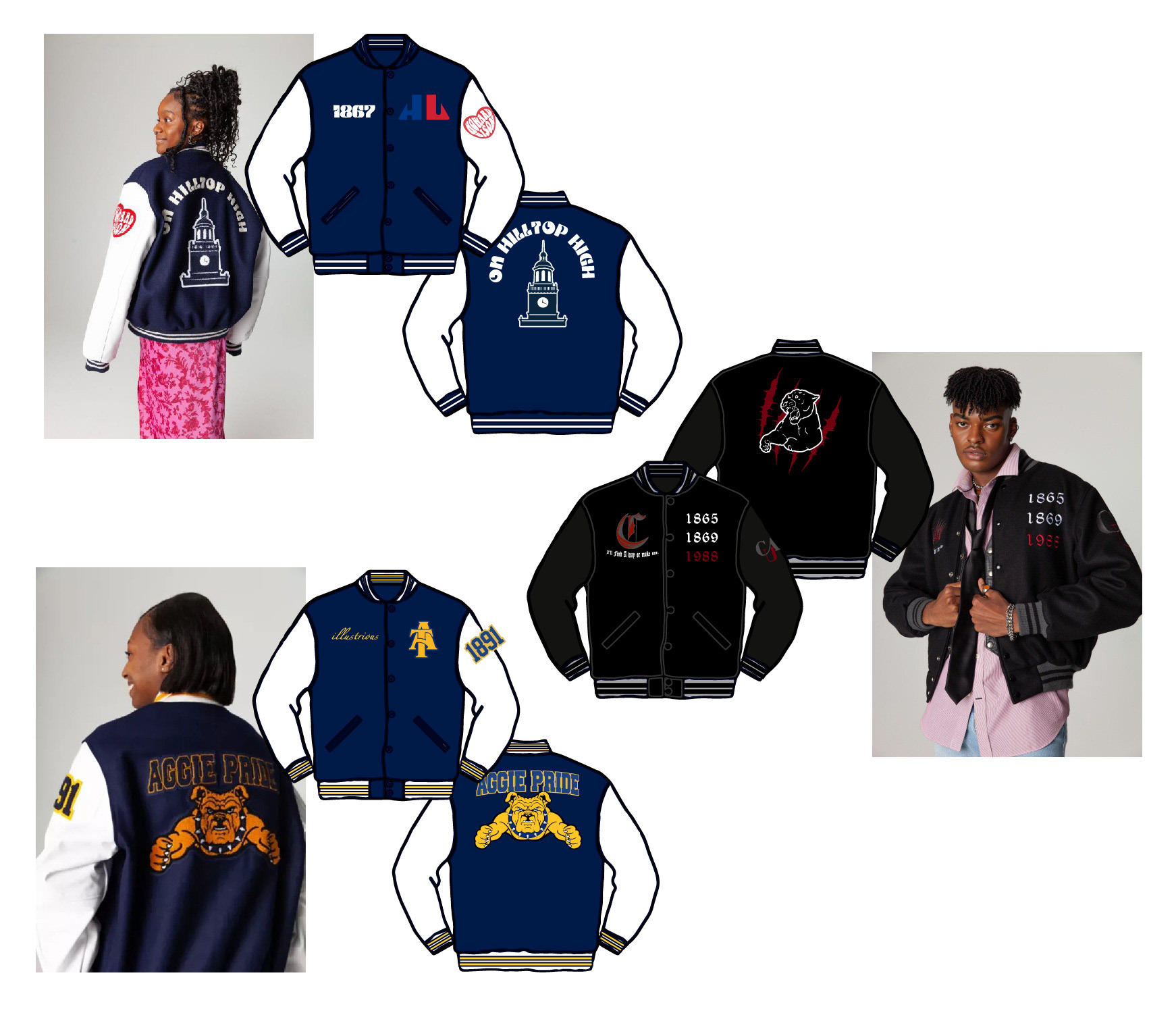 Urban Outfitters (vectorizing student designs)