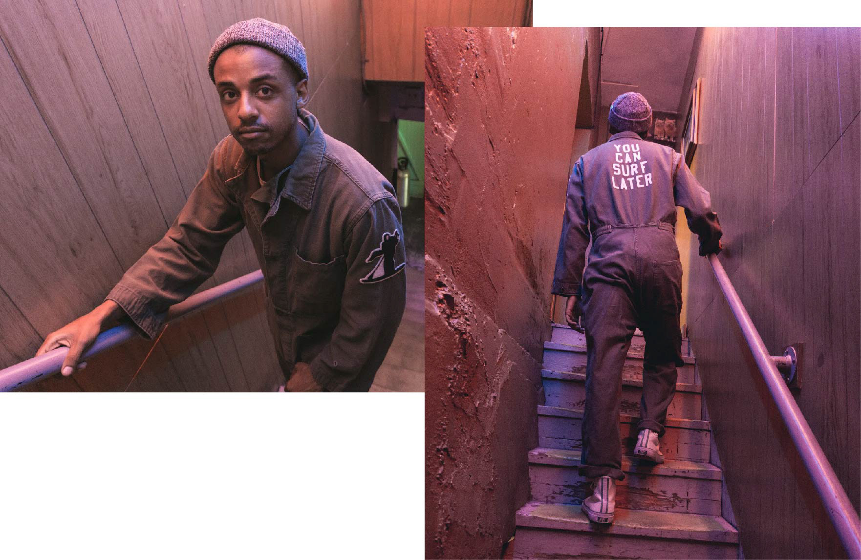 Custom applique on found jumpsuit