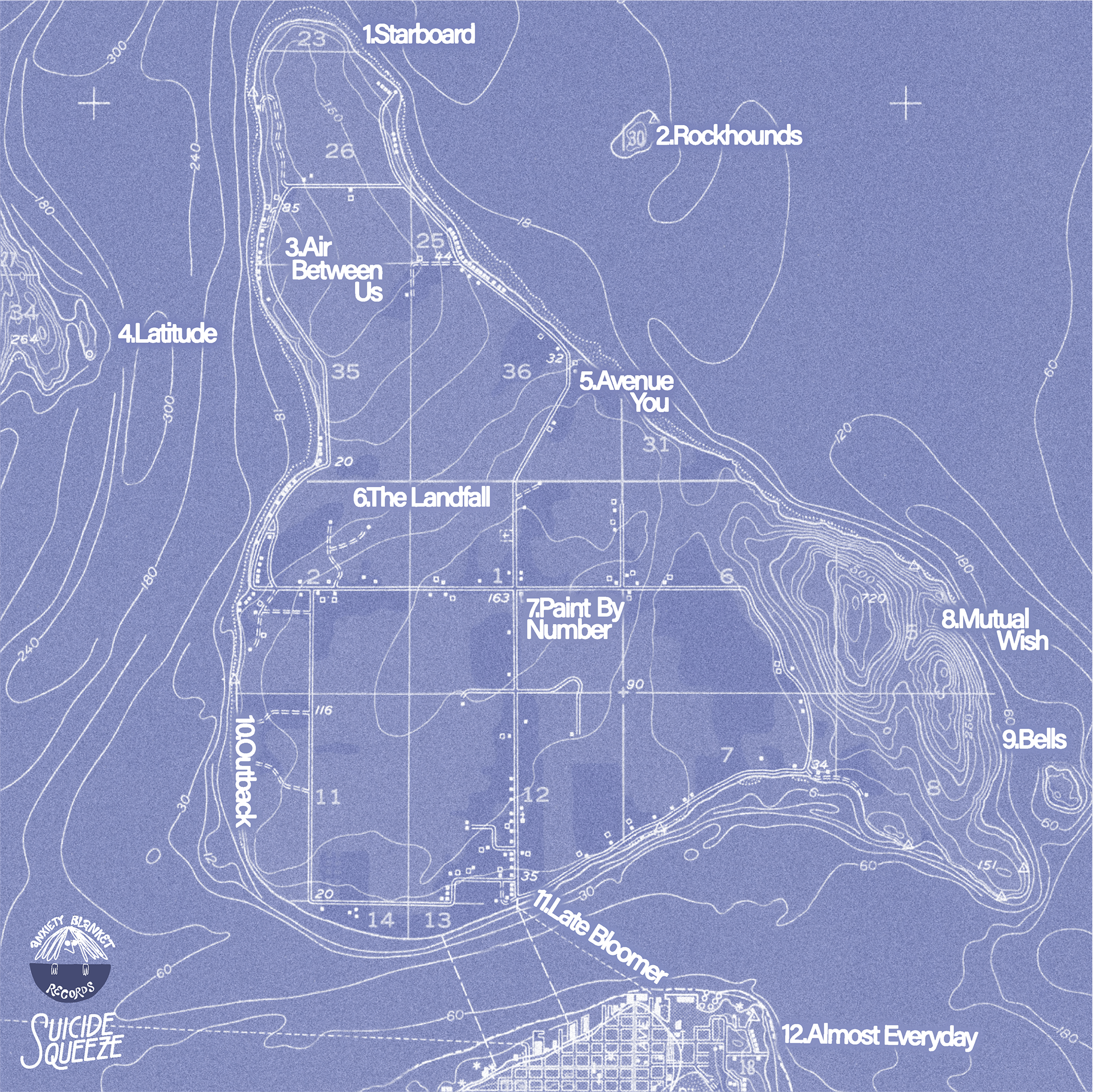 Coral Grief - Air Between Us Artwork & Layout (back cover)