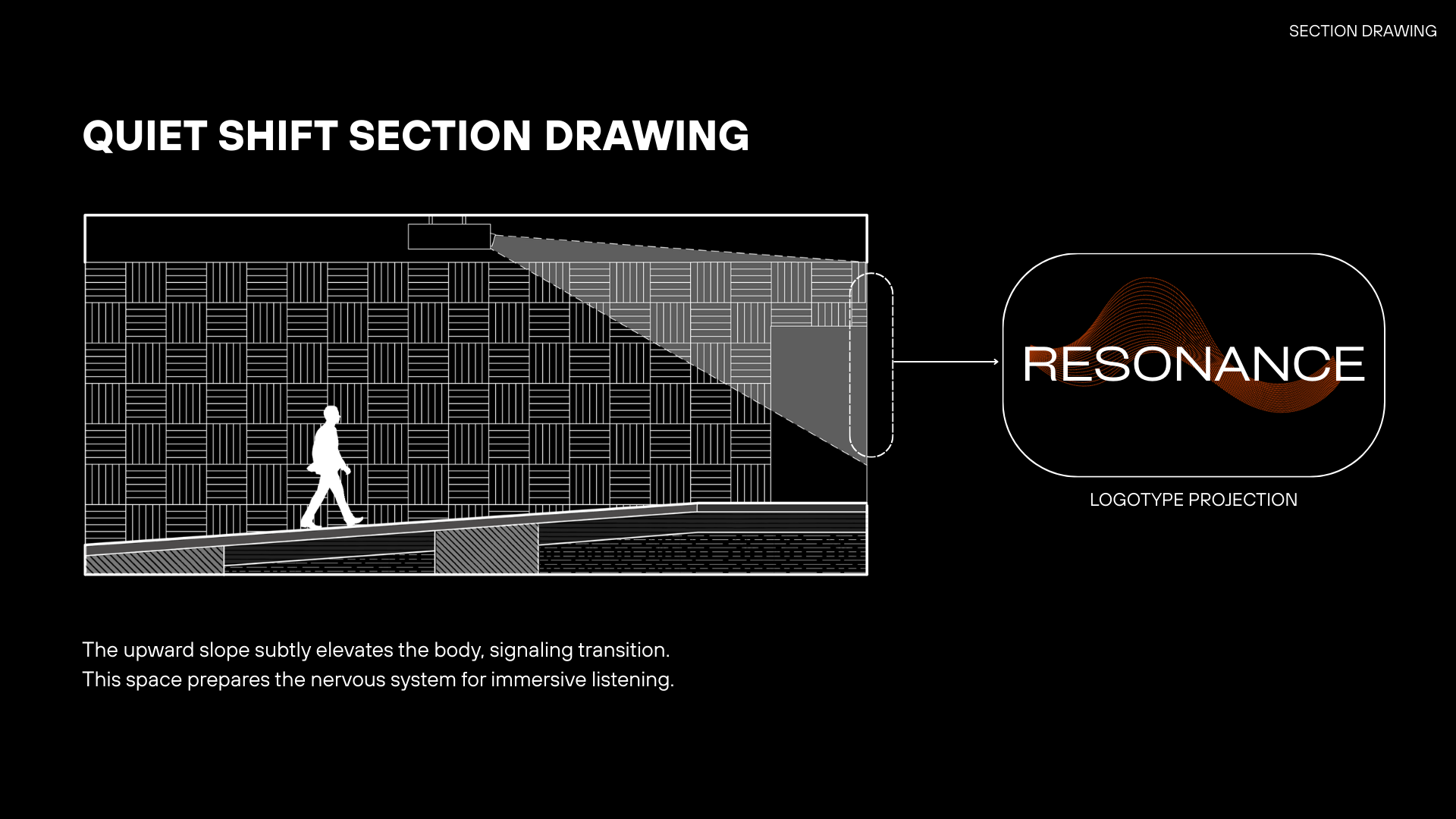 Quiet Shift Sectional Drawing