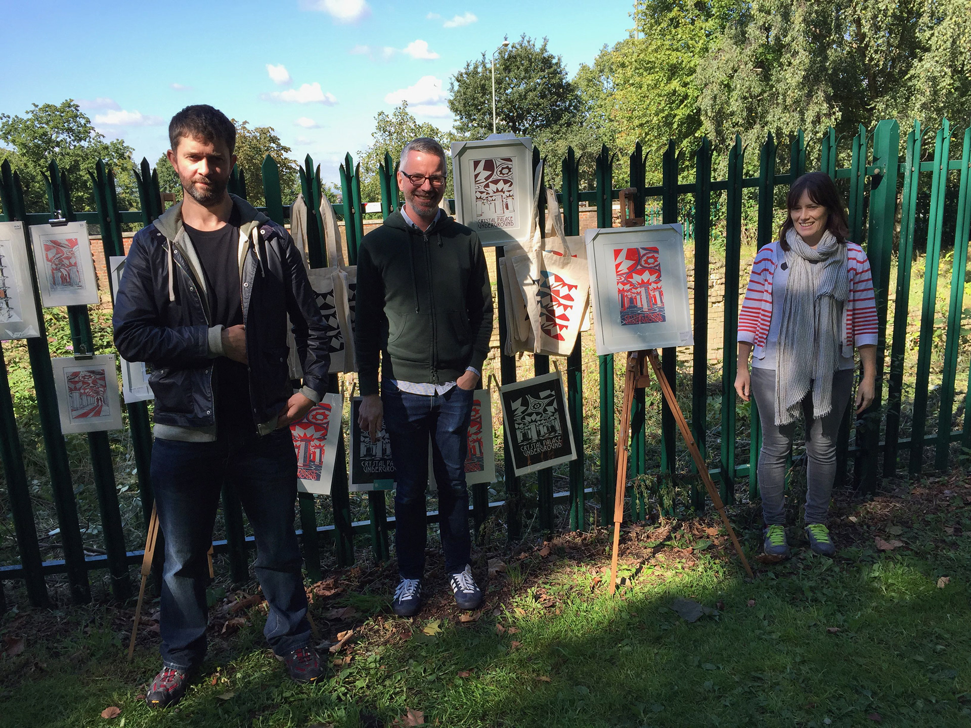 Matt Banister, James Balston, SineadTaylor display their work
