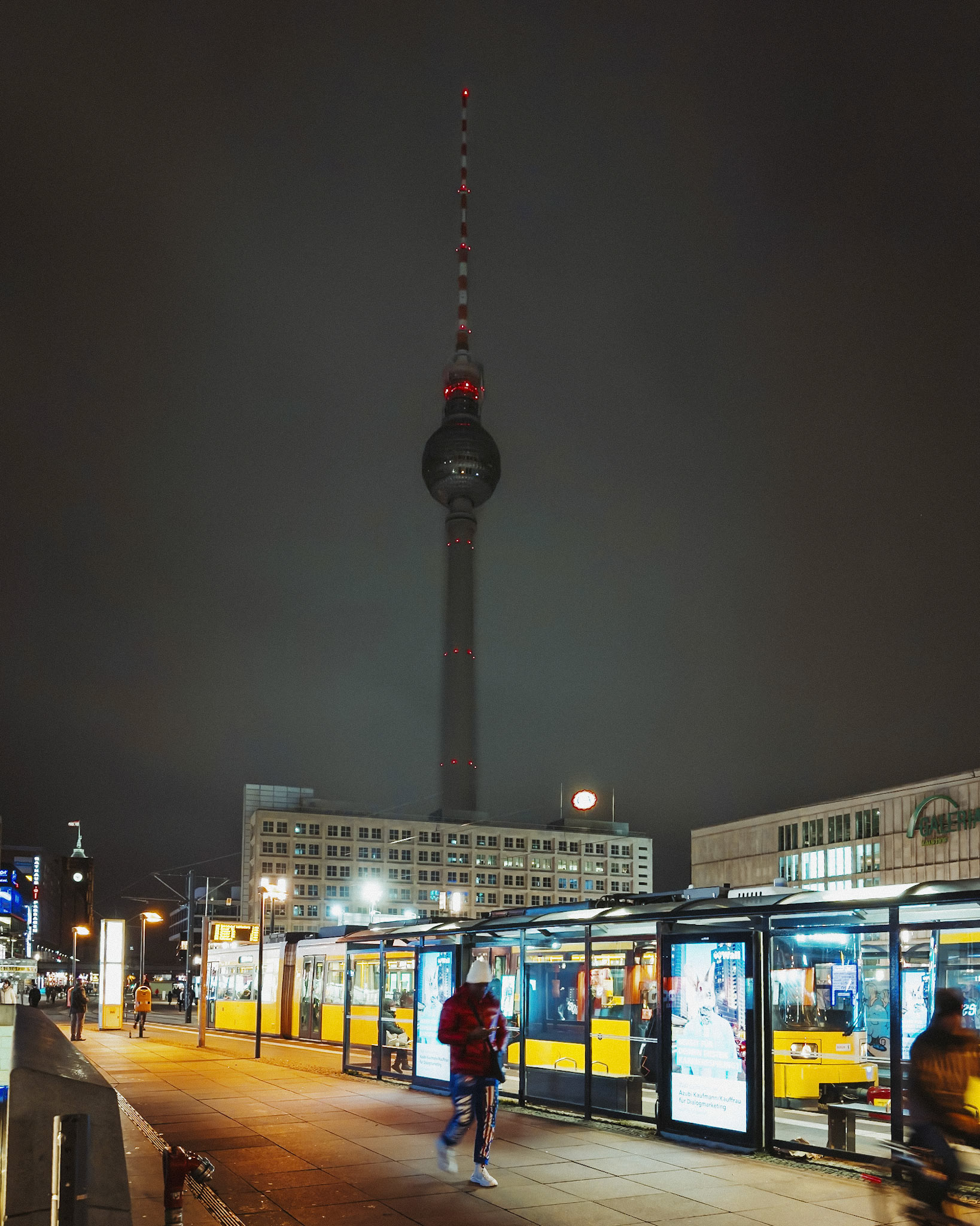 På leting etter taxi på Alexanderplatz