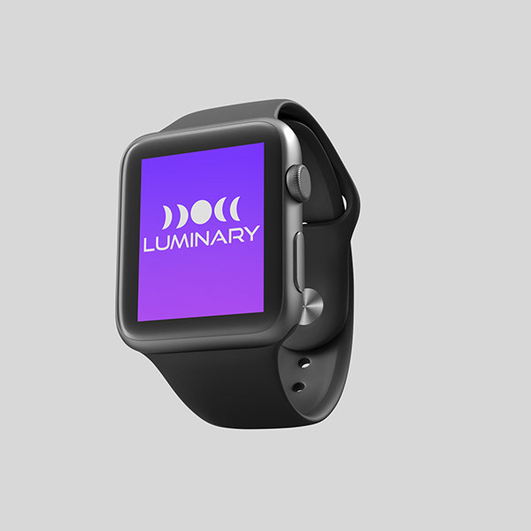 Watch Mockup of Luminary Branding