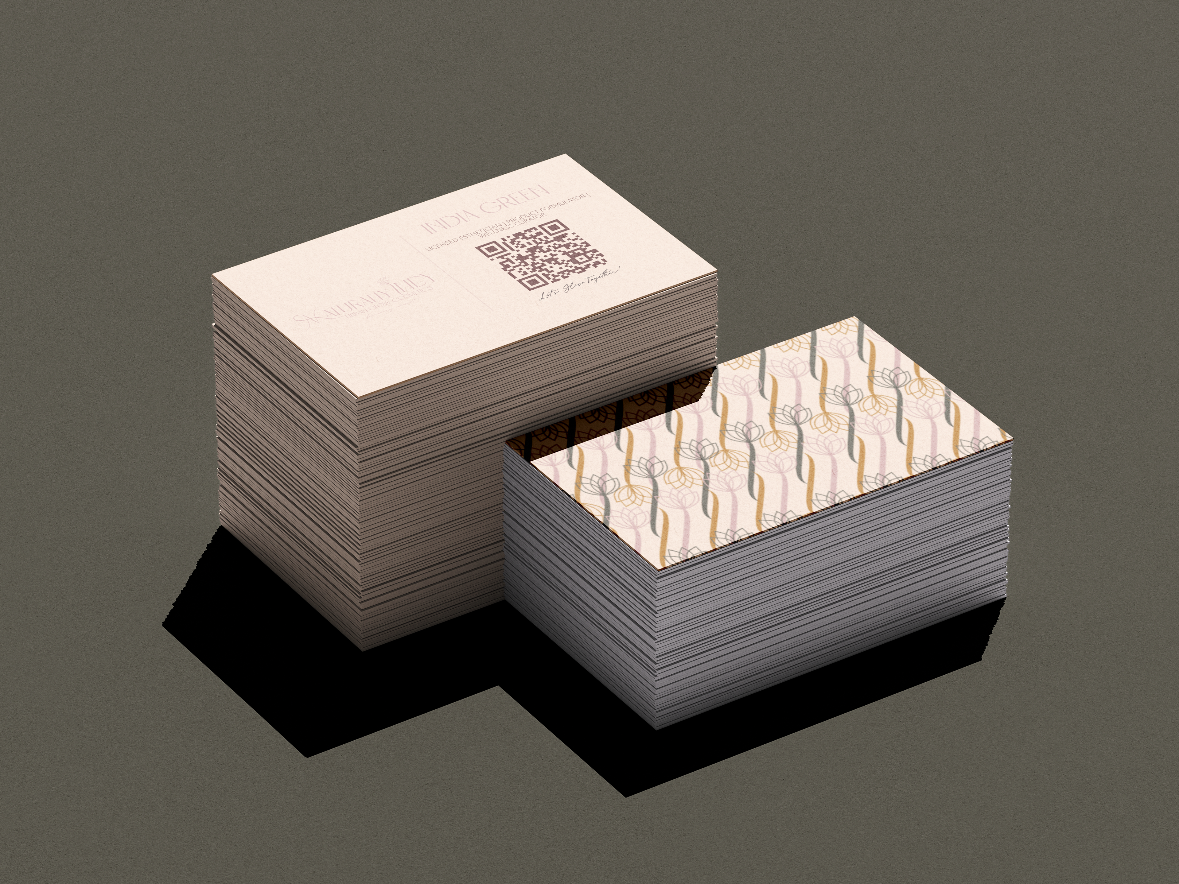 Business Card Design, featuring Brand Pattern