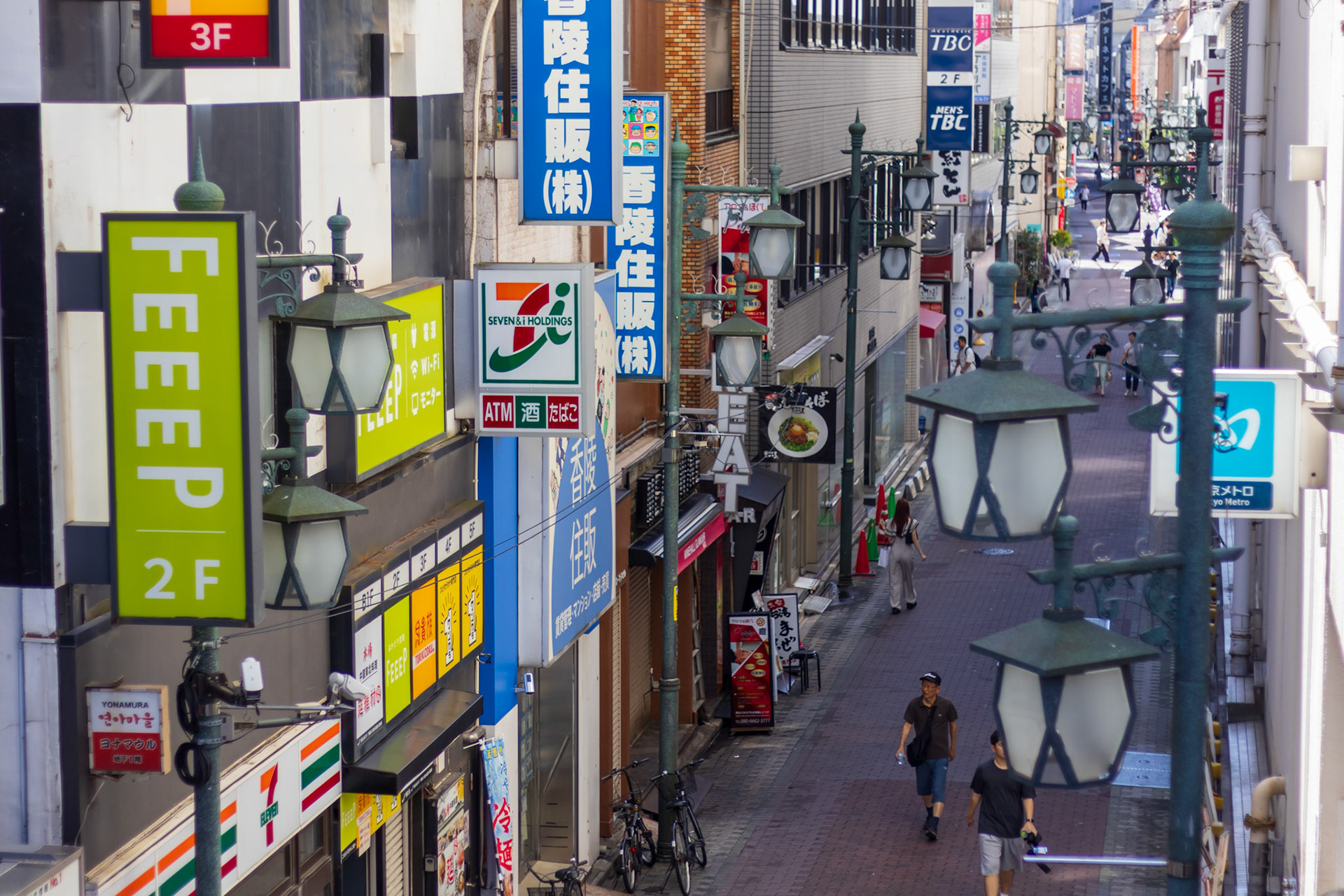 An alleyway near Ueno Station. Personally I was attracted to the street lamp and abundant signage along this lane.