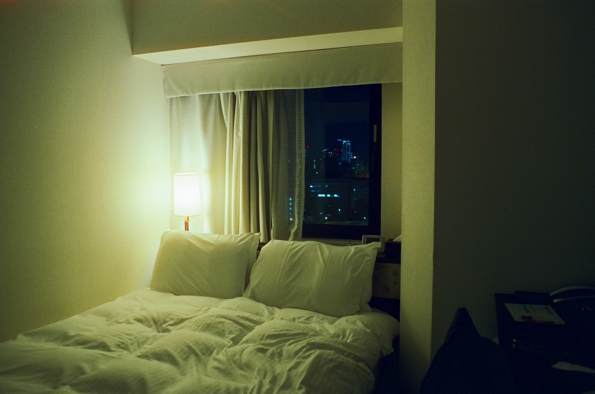 our hotel room. inspired by Greg Girard's photography