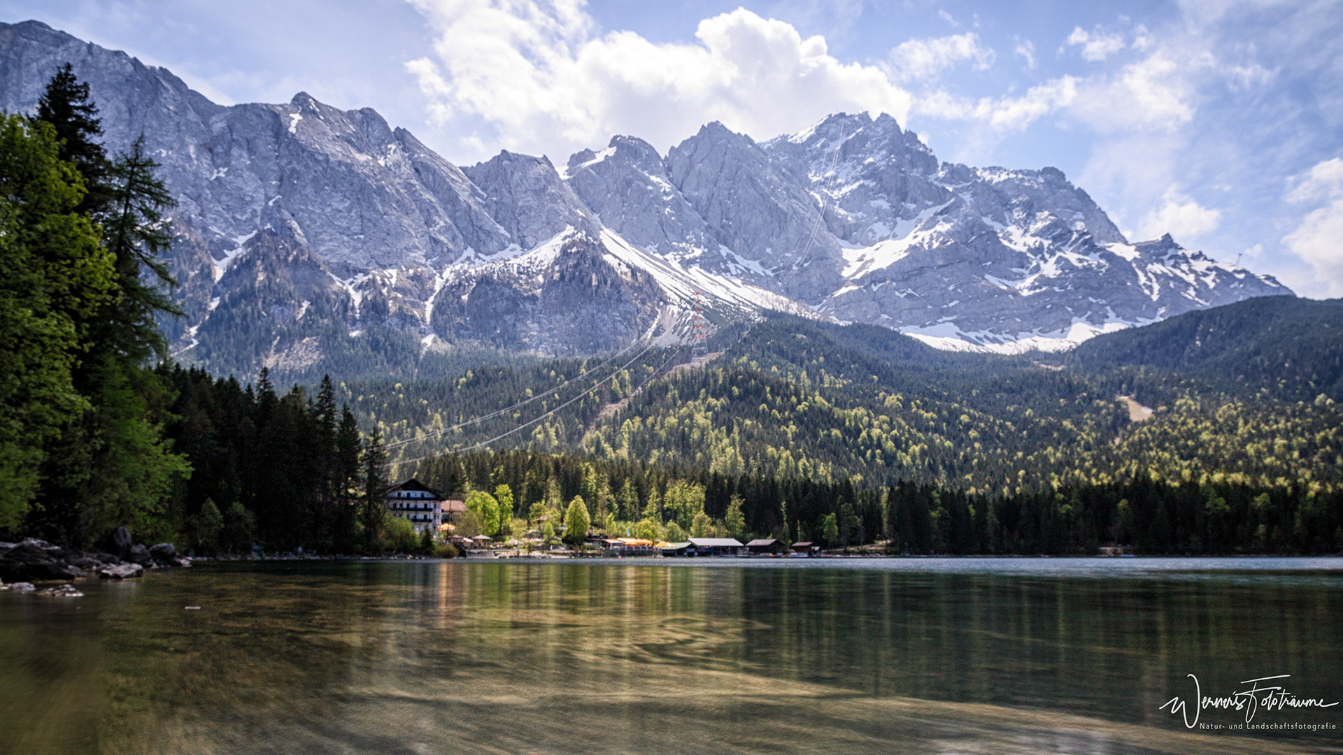 Eibsee und Zugspitze
