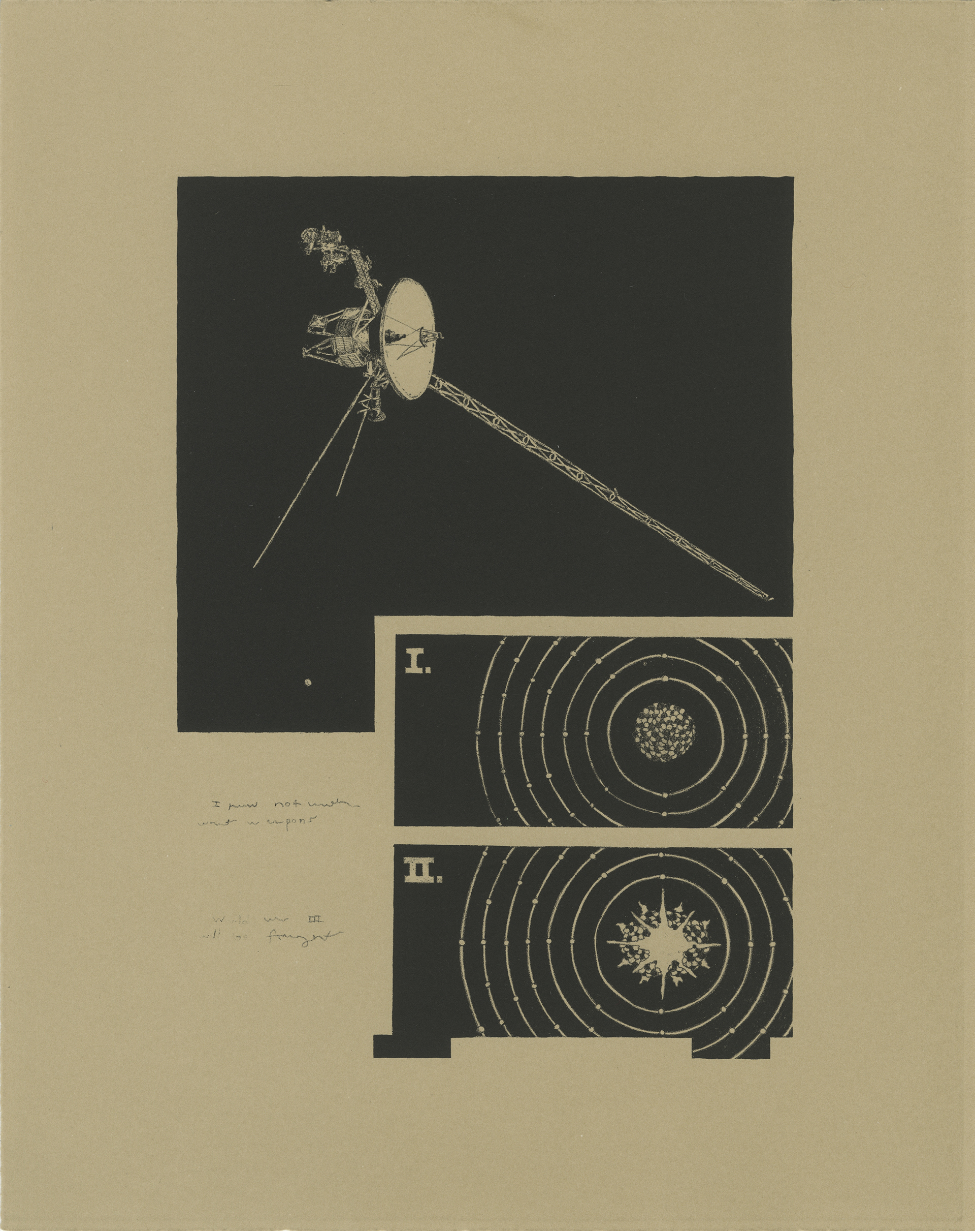 So Goes the Assayer (Voyager) | Lithograph, 2017