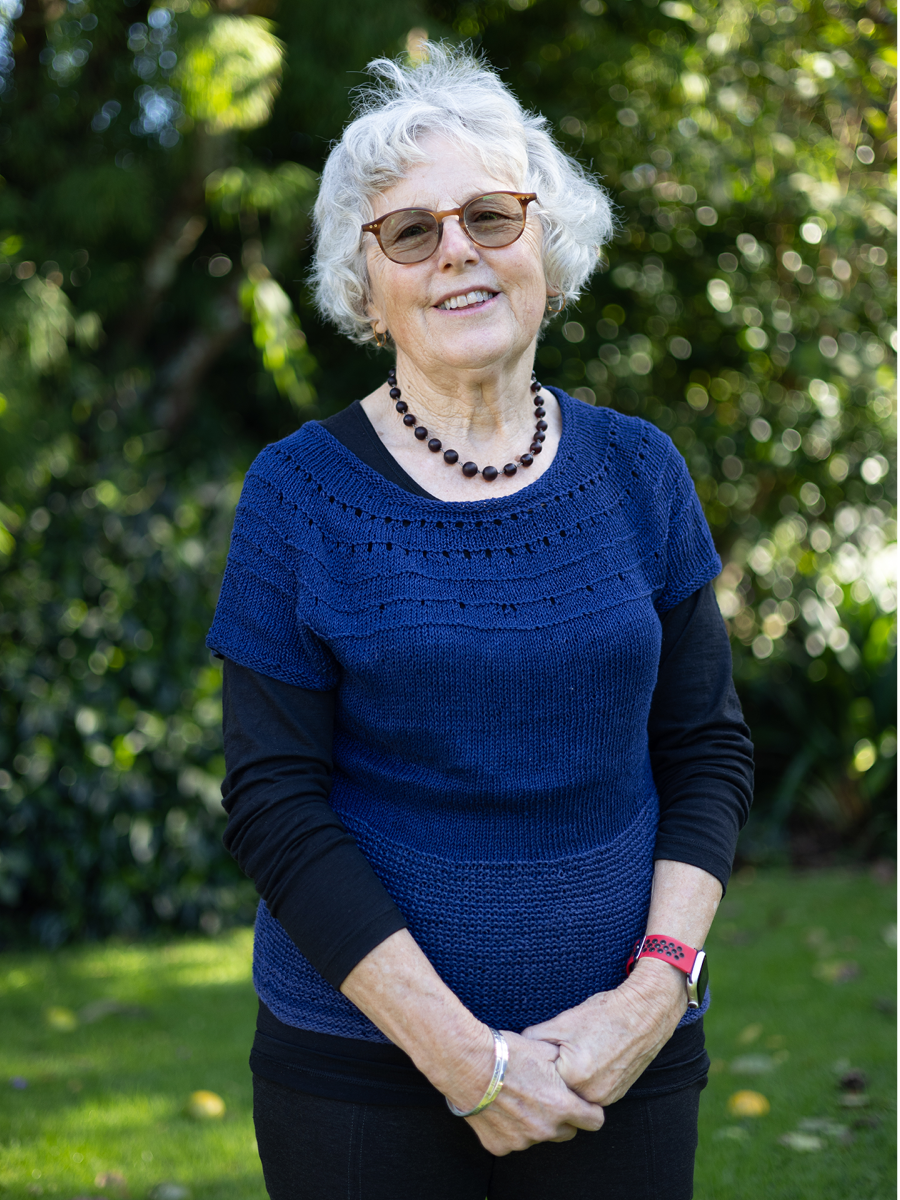 Helga Arlington photographed outside her home in May 2025. Helga is a long-time resident of Sandringham and was one of the founding trustees for the Sandringham Project in Community Empowerment (SPiCE). Photograph by the author.
