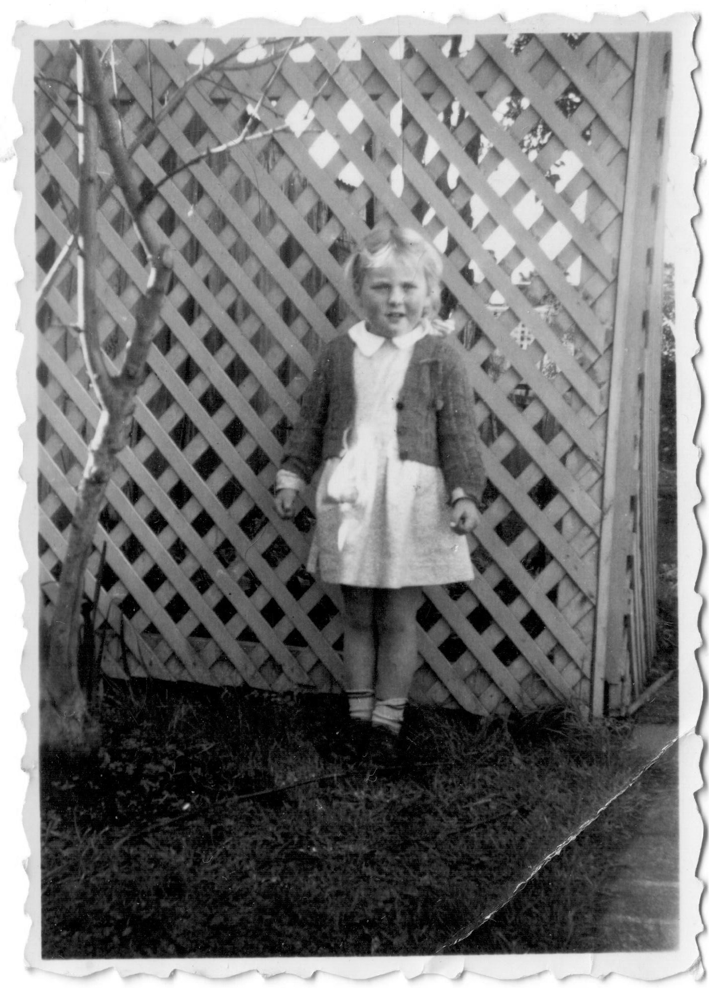Photograph of Helga Arlington, circa 1956. Helga was born in 1950 in Marton, where she lived until she moved to Auckland to study at the University of Auckland in 1967.