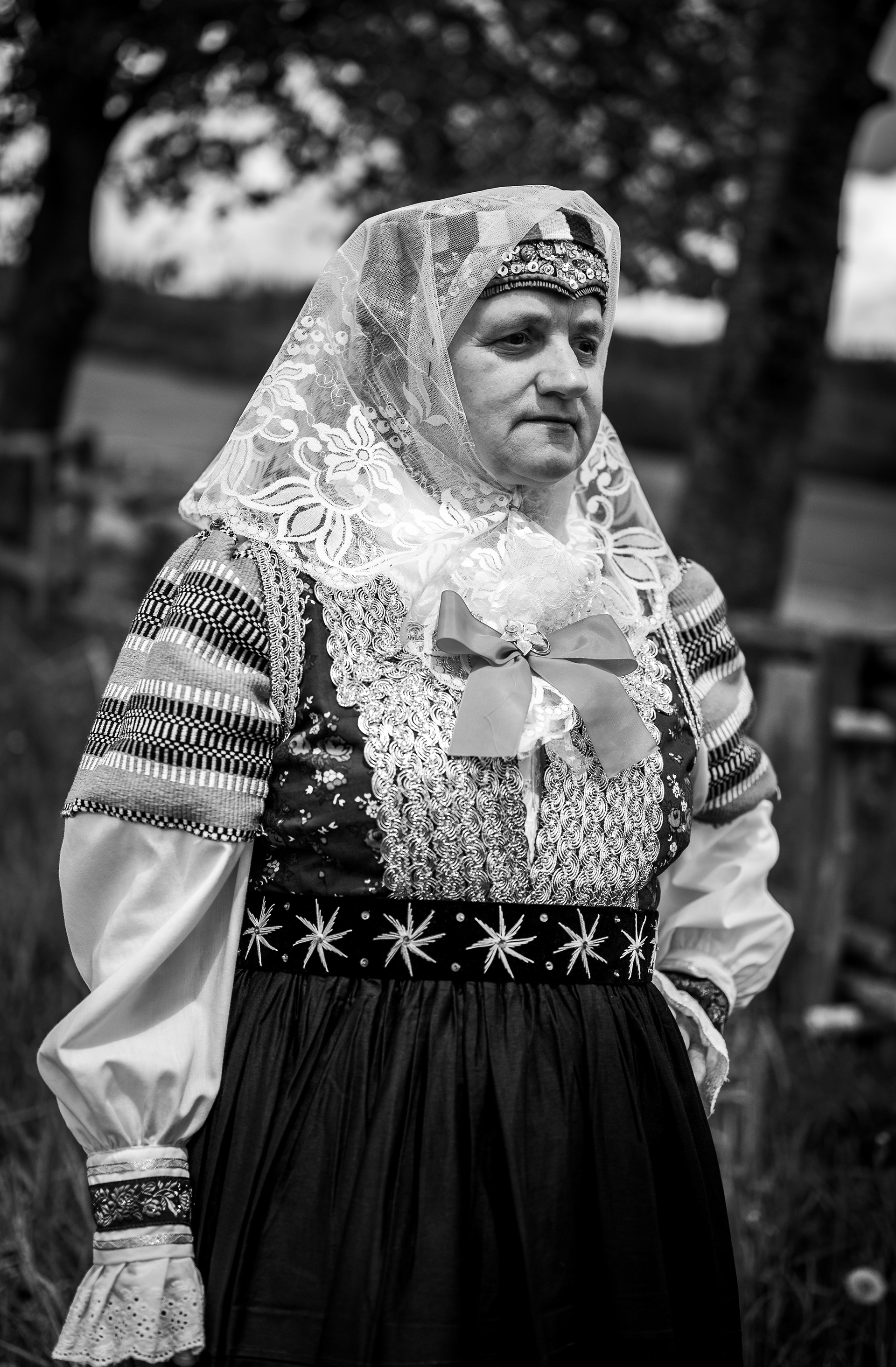 Žena v Ždiarskom kroji
