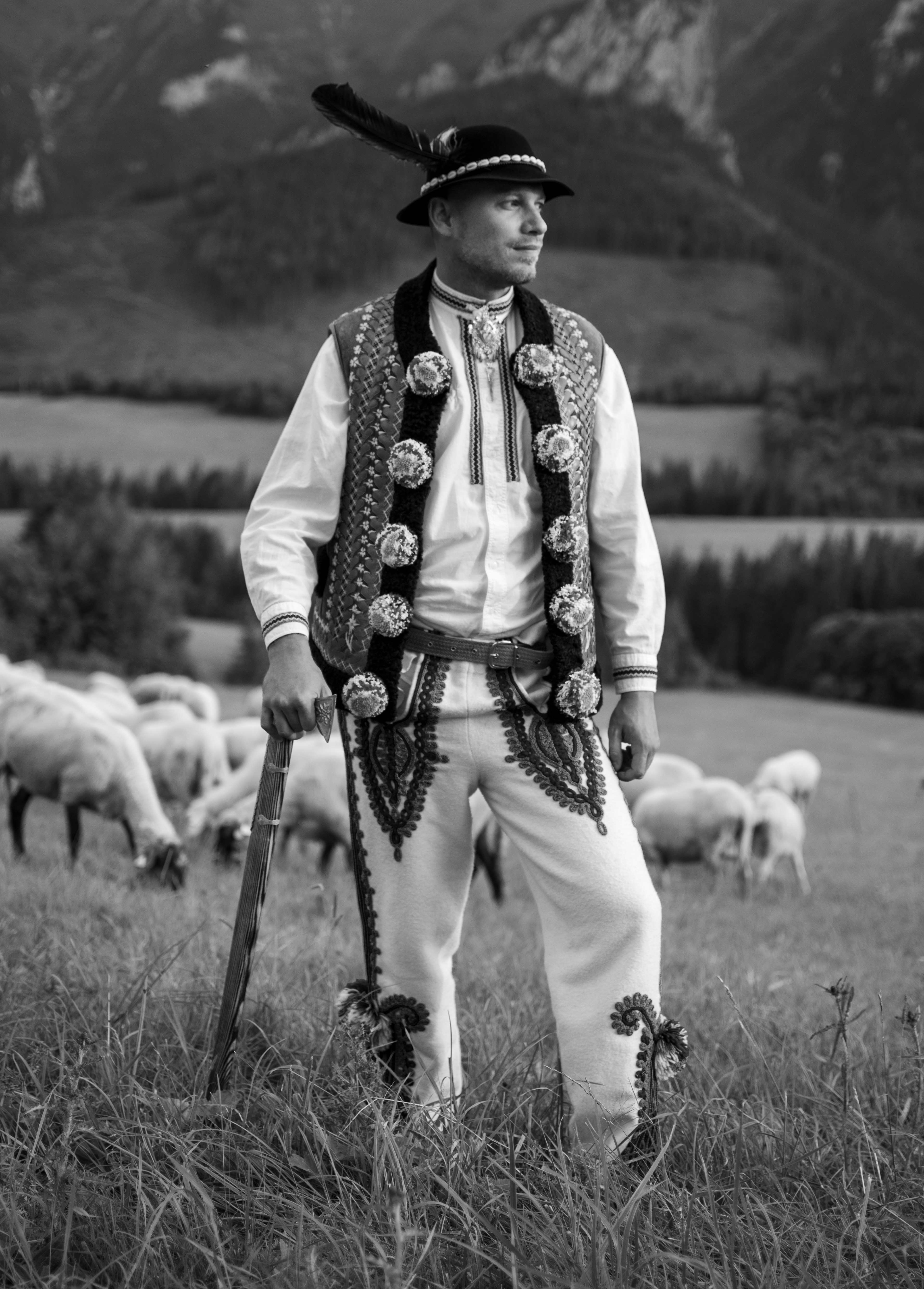 Goral, pastier v Ždiari
