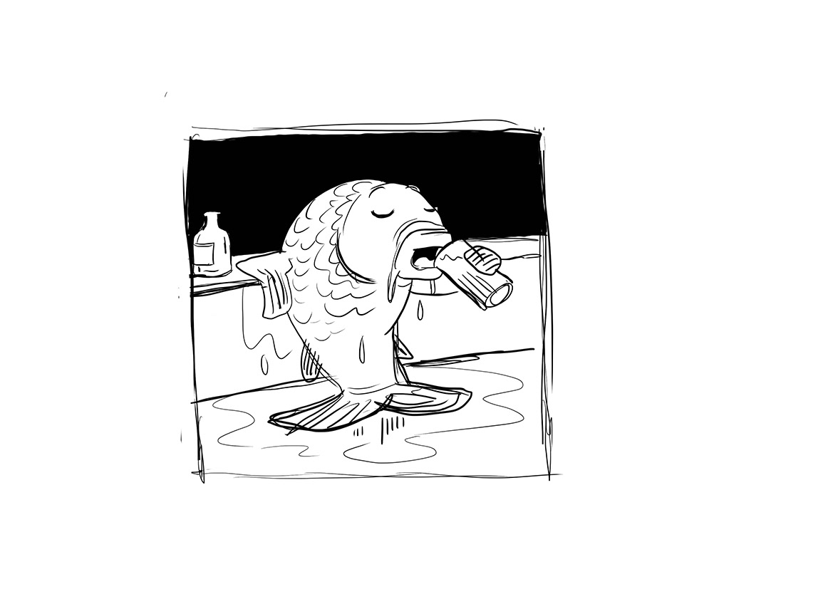 Dessin pour la blère la carpisteAh