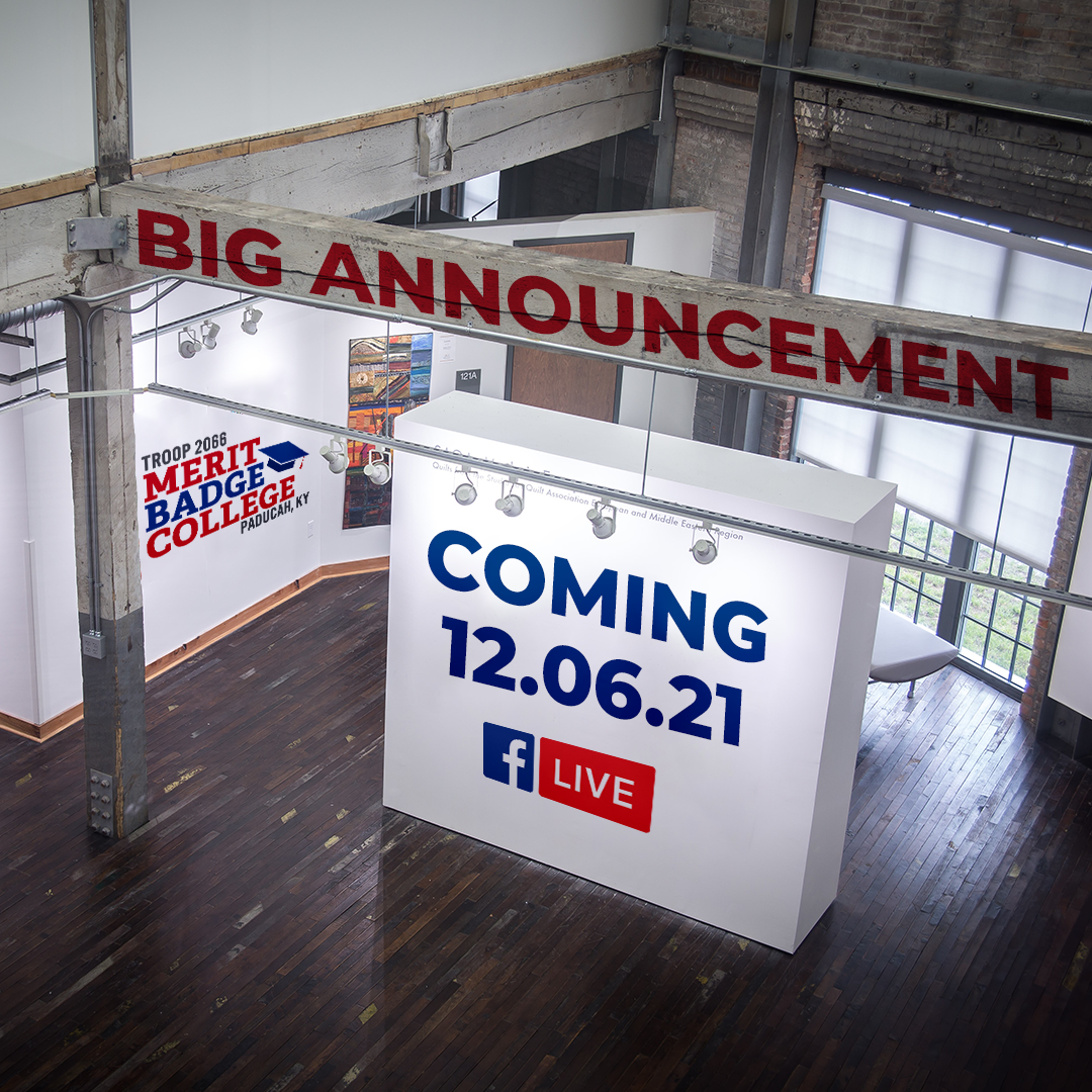 I used this to promote a upcoming Facebook Live announcing our collaboration with Paducah School of Art & Design.