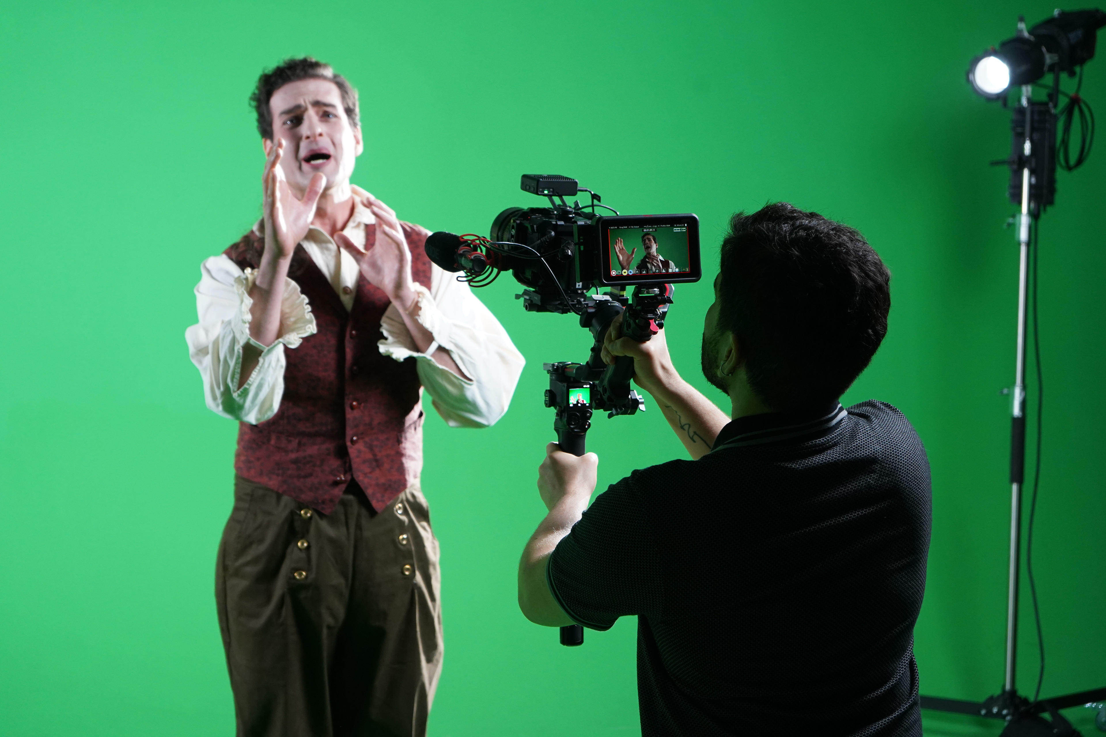 Filming for Opera Parallèle's Harvey Milk: Reimagined