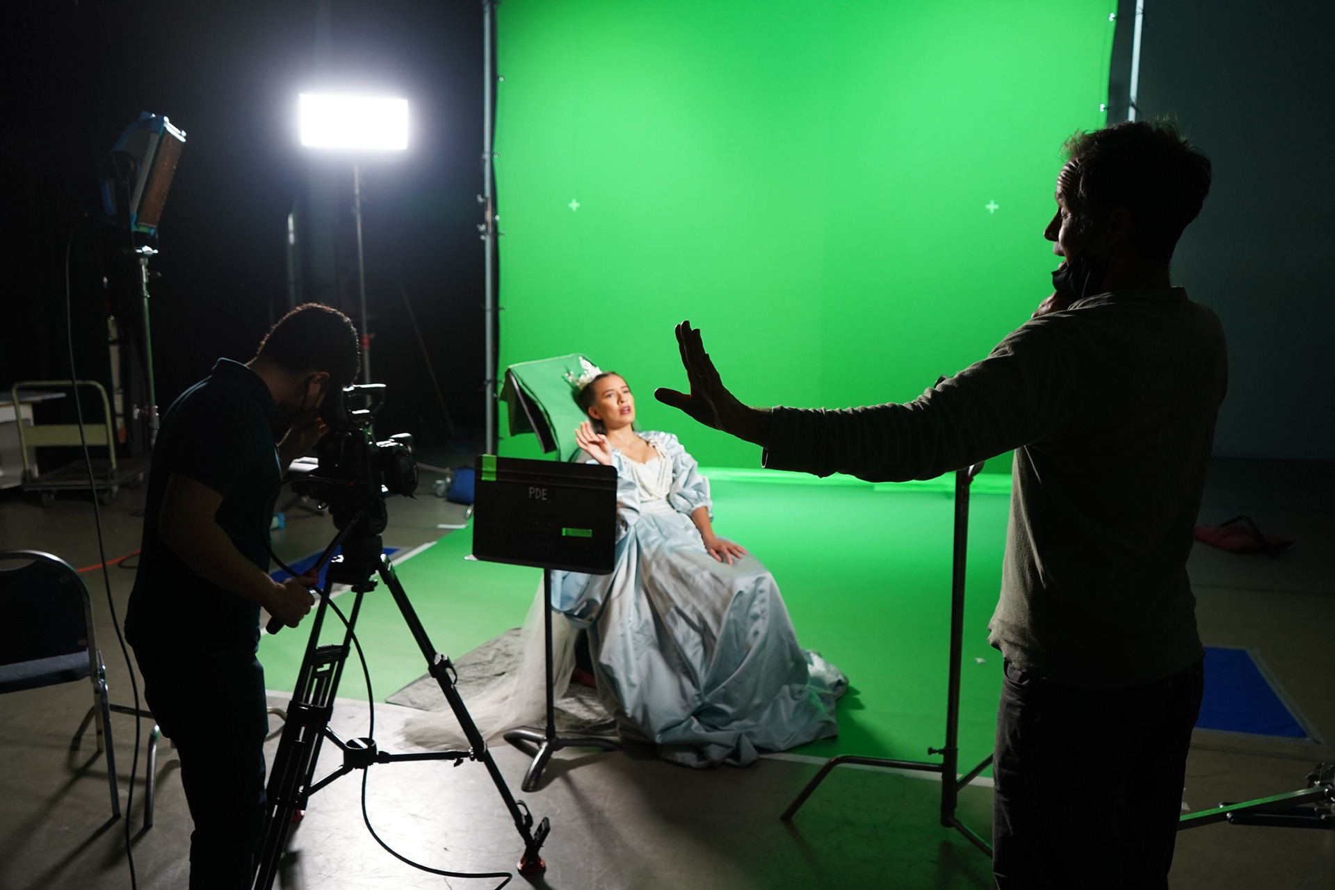 Filming for Opera Parallèle's La Belle et la Bête
