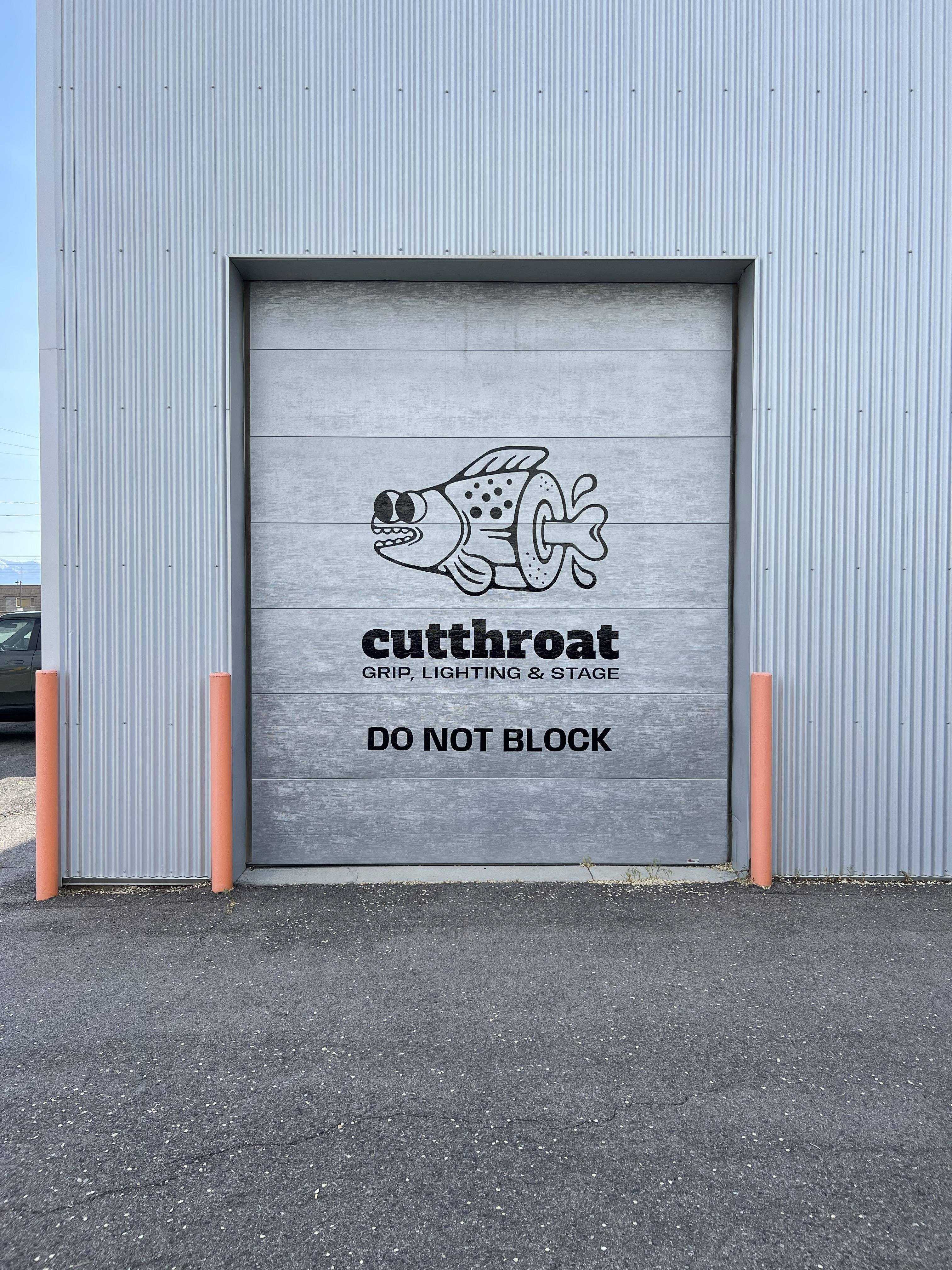 Loading Bay Door to Stage