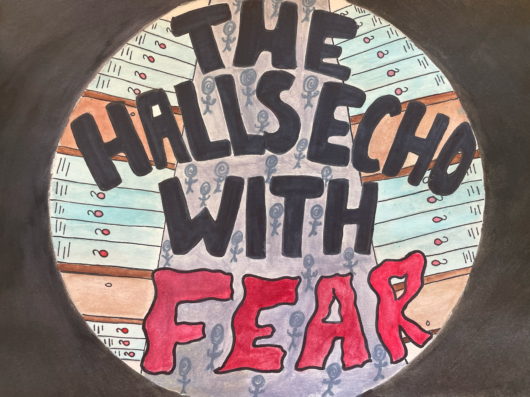 AfriCobra inspired Watercolor Painting