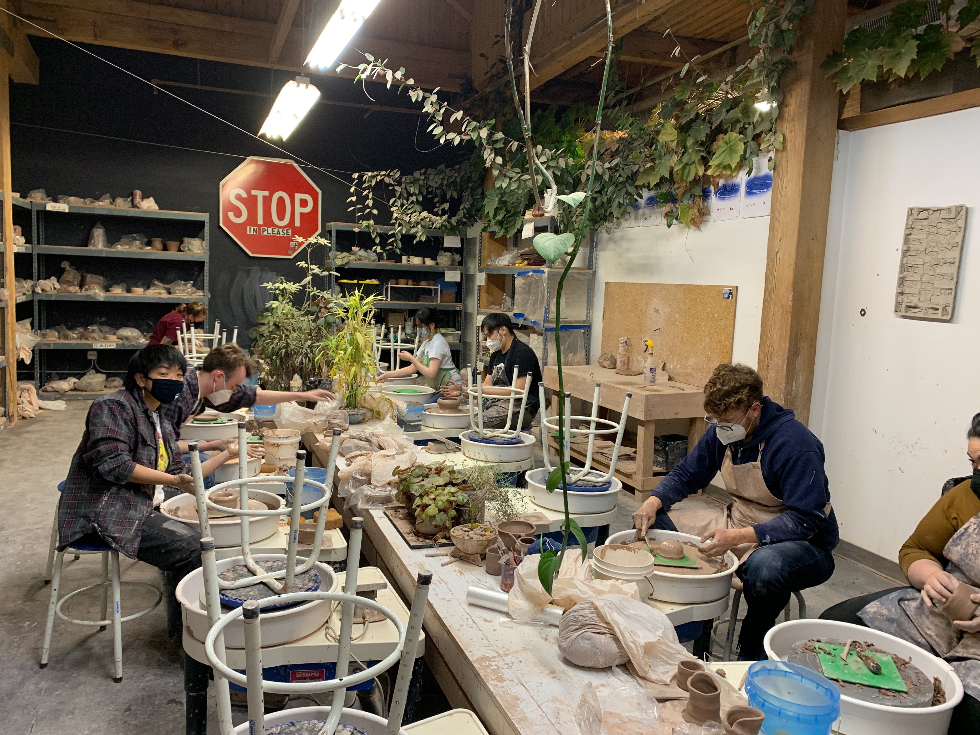 Class at Bridgeport Art Center