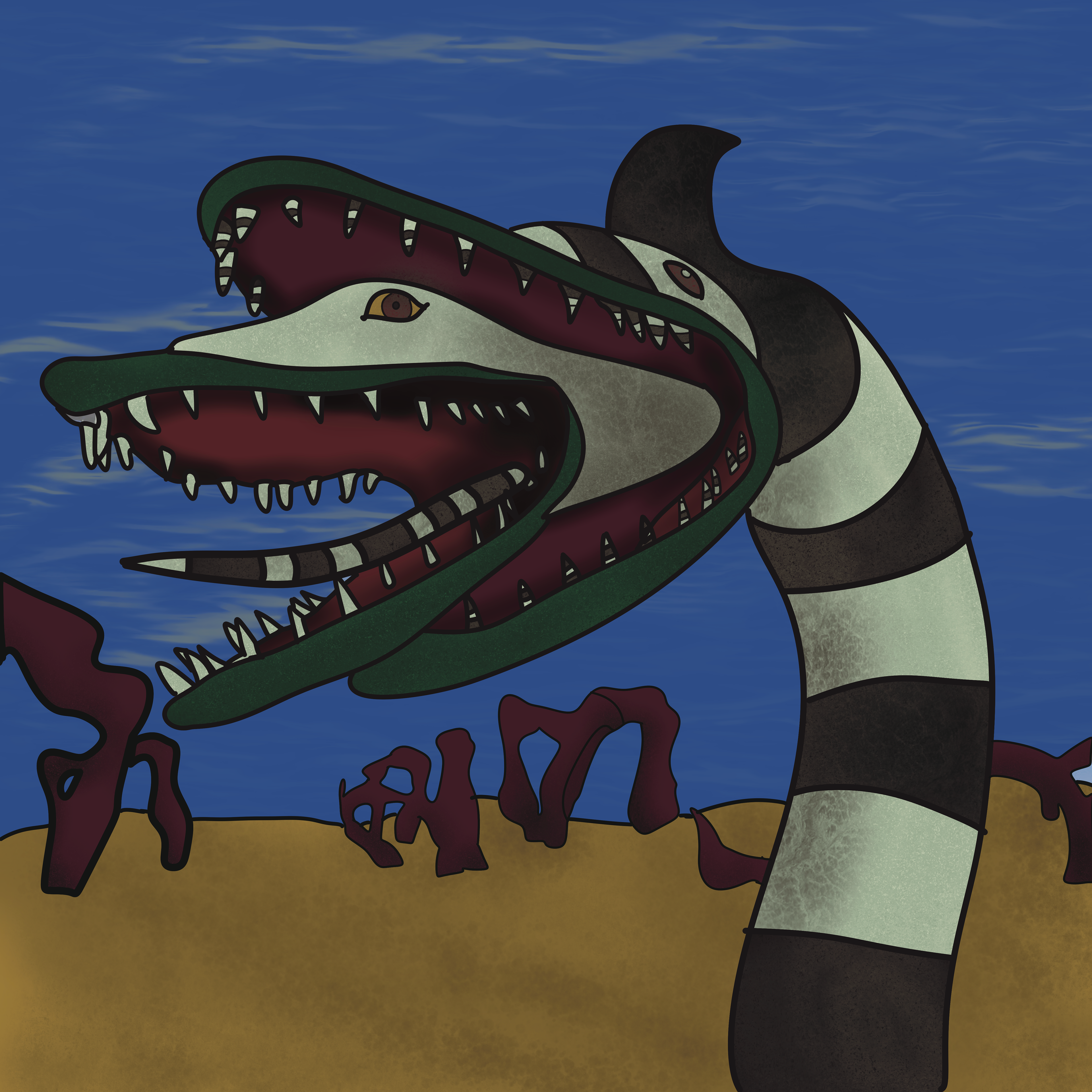 Sandworm from Beetlejuice.