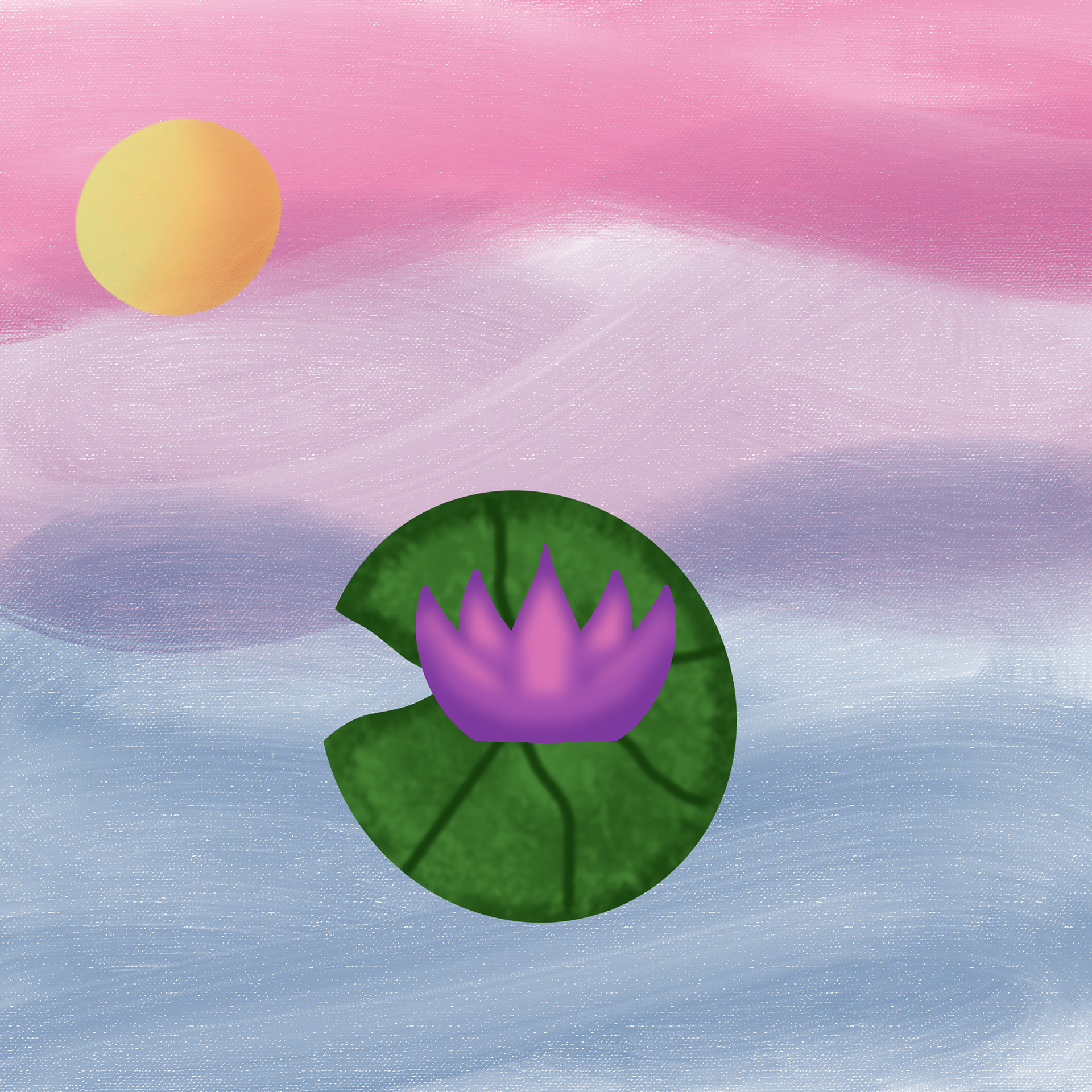 A simple lotus flower
