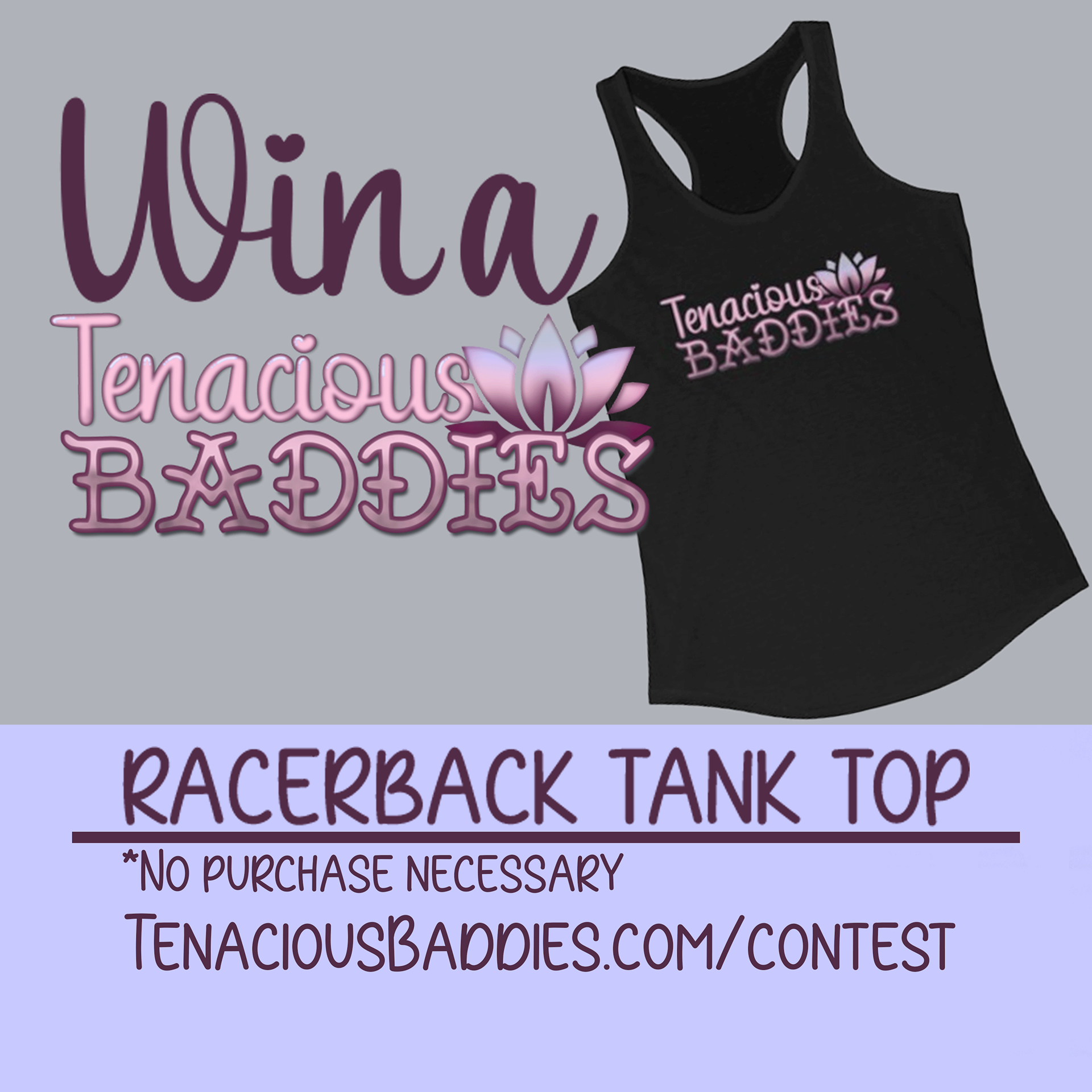A social media graphic for a contest