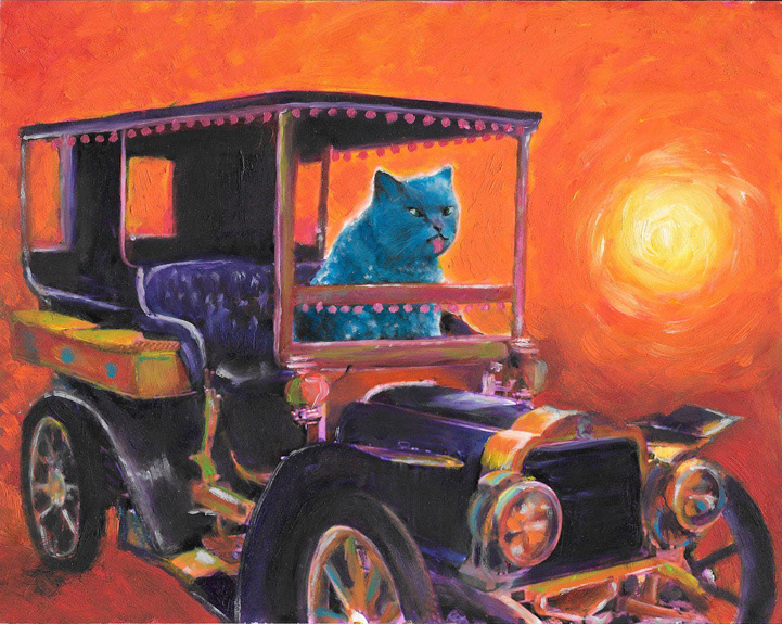 "cat can't drive" - SOLD
