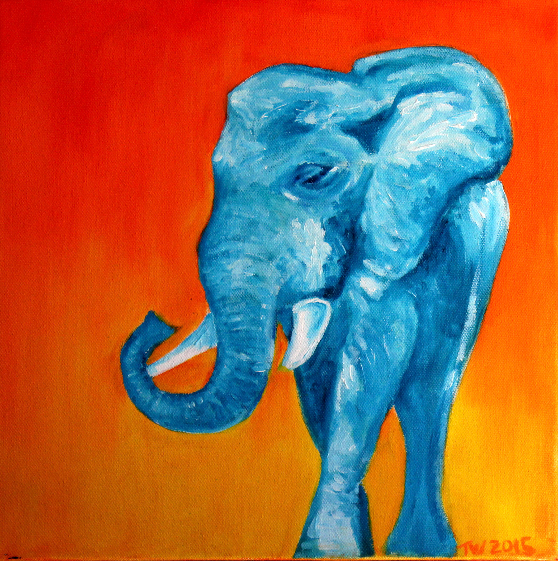 "perserverance" oil on canvas