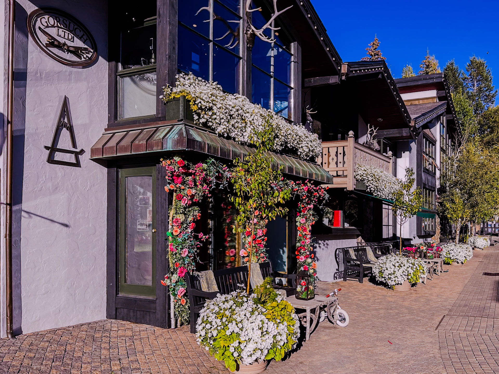 Walking around Vail Village