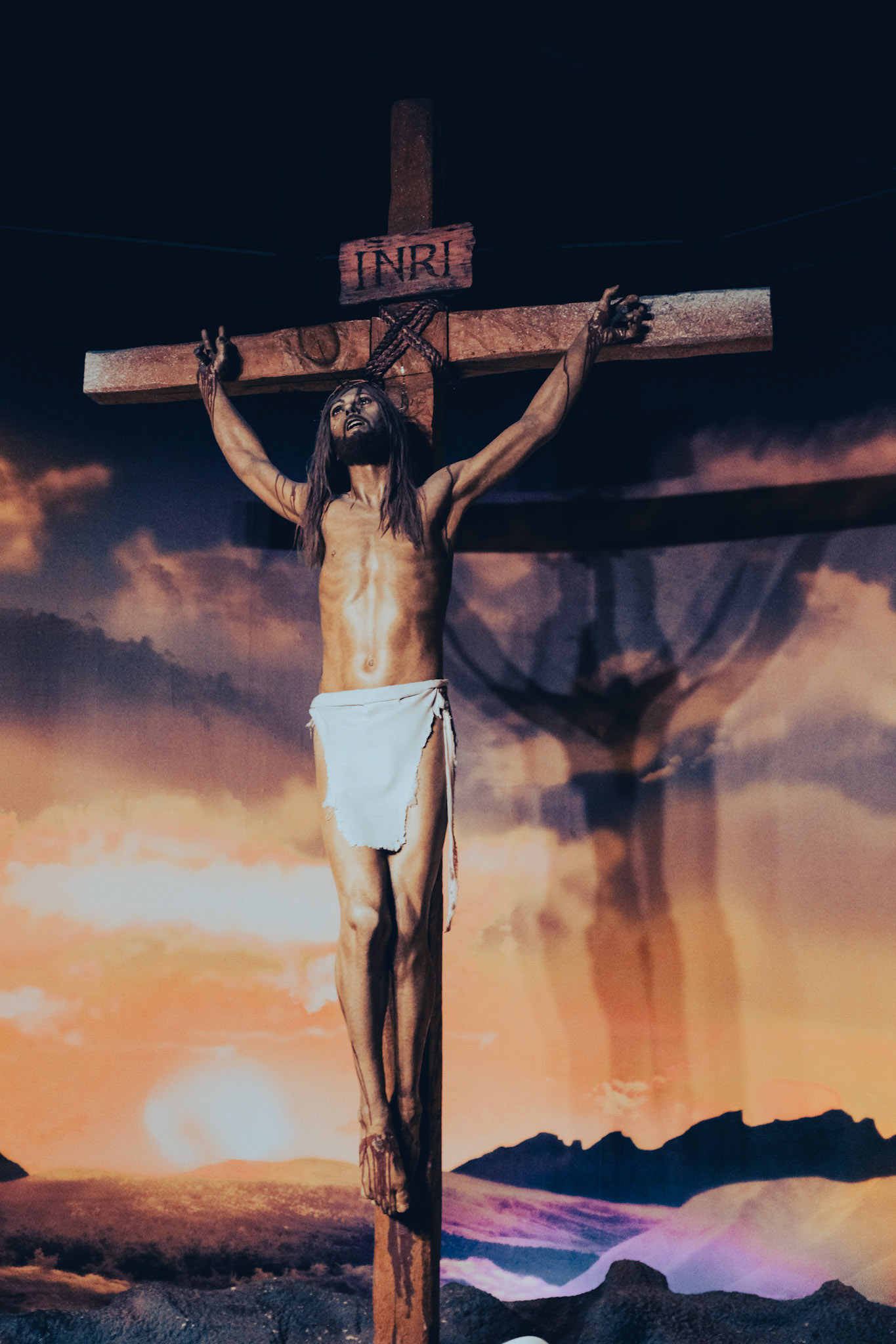 Jesus at Louis Tussaud's Palace of Wax