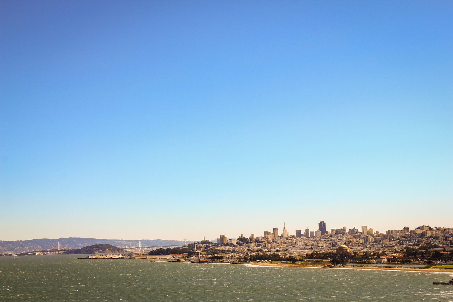 San Francisco from Golden Gate Bridge