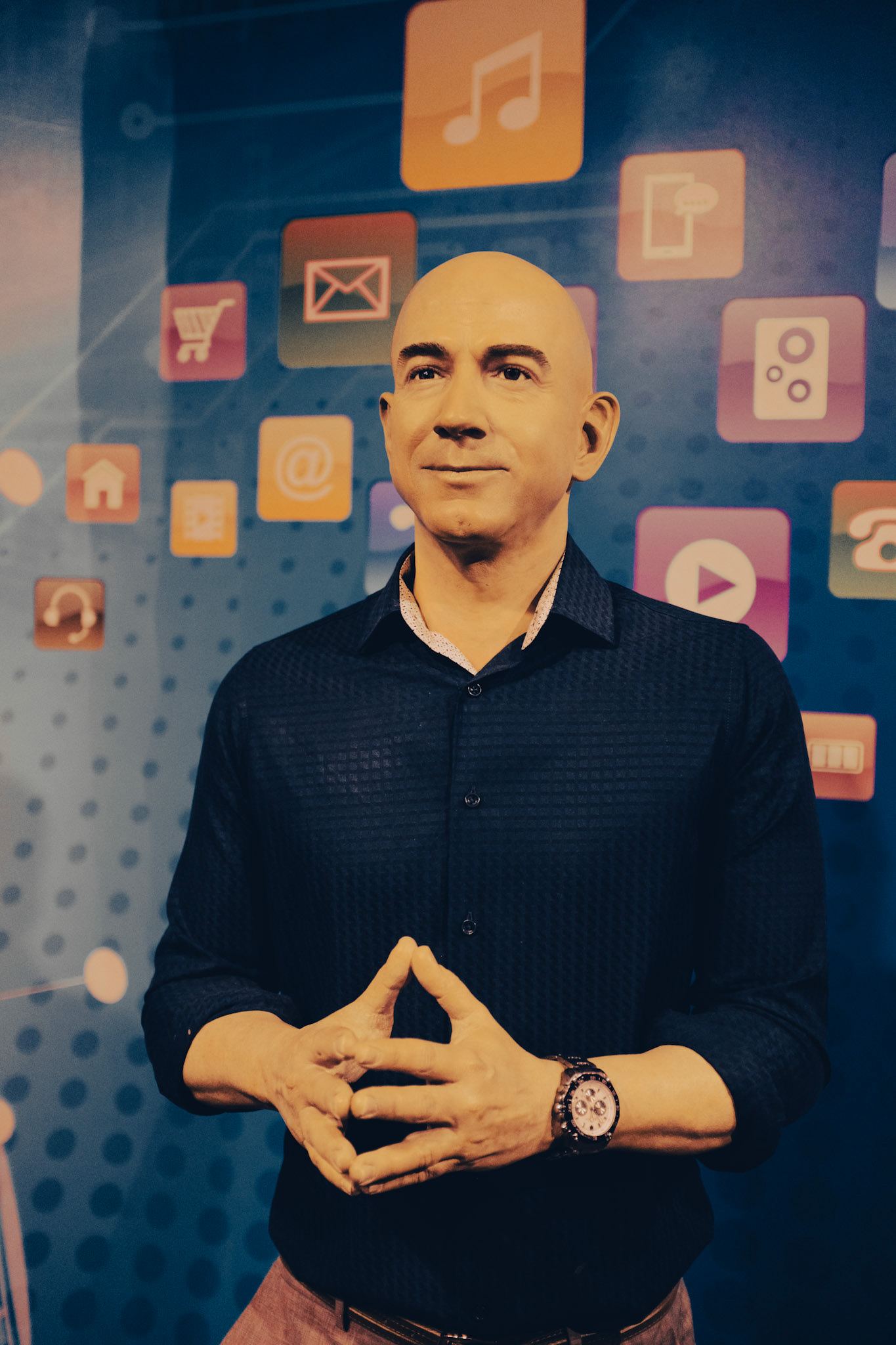 Jeff Bezos at Louis Tussaud's Palace of Wax