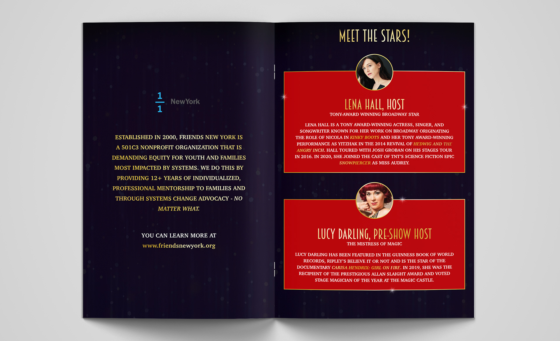 Program Booklet Inside Spread
