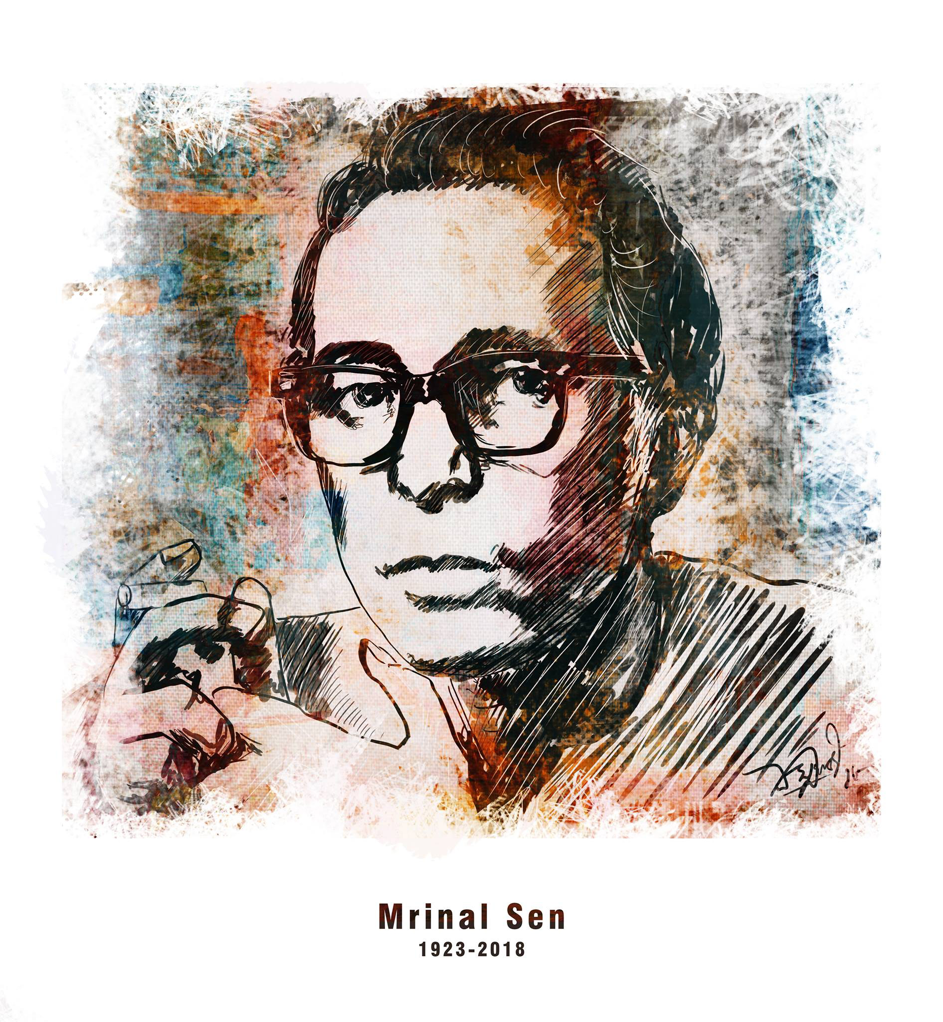 Portrait of Mrinal Sen