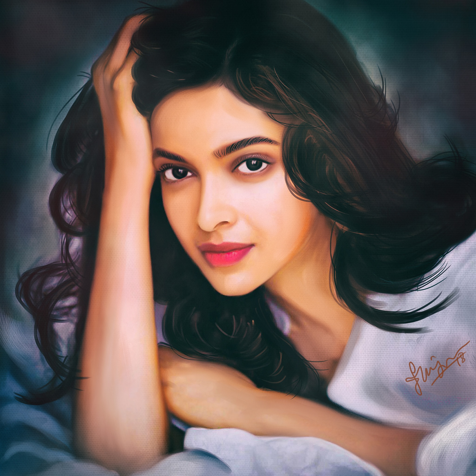 Portrait of Deepika Padukone