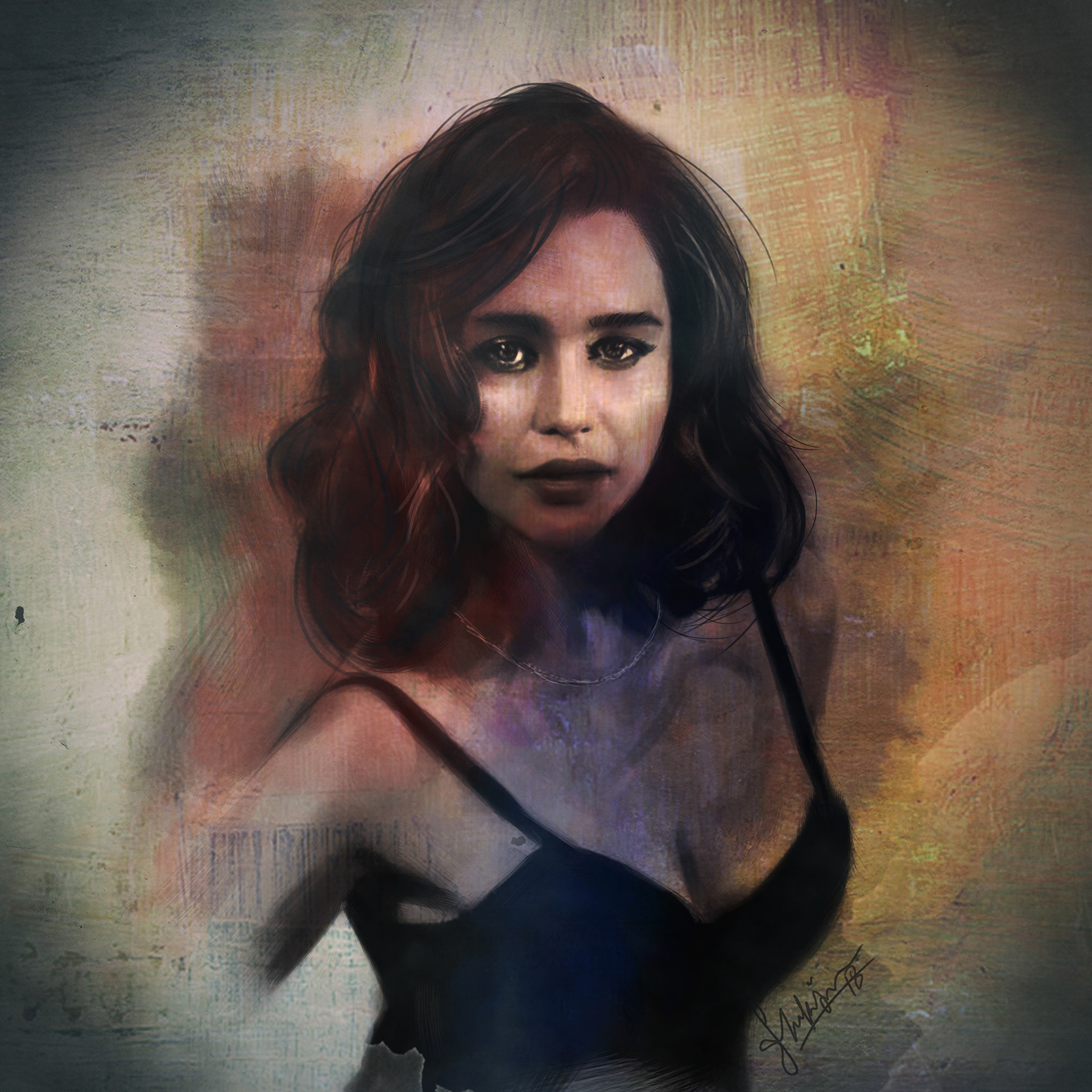 Portrait of Emilia Clarke