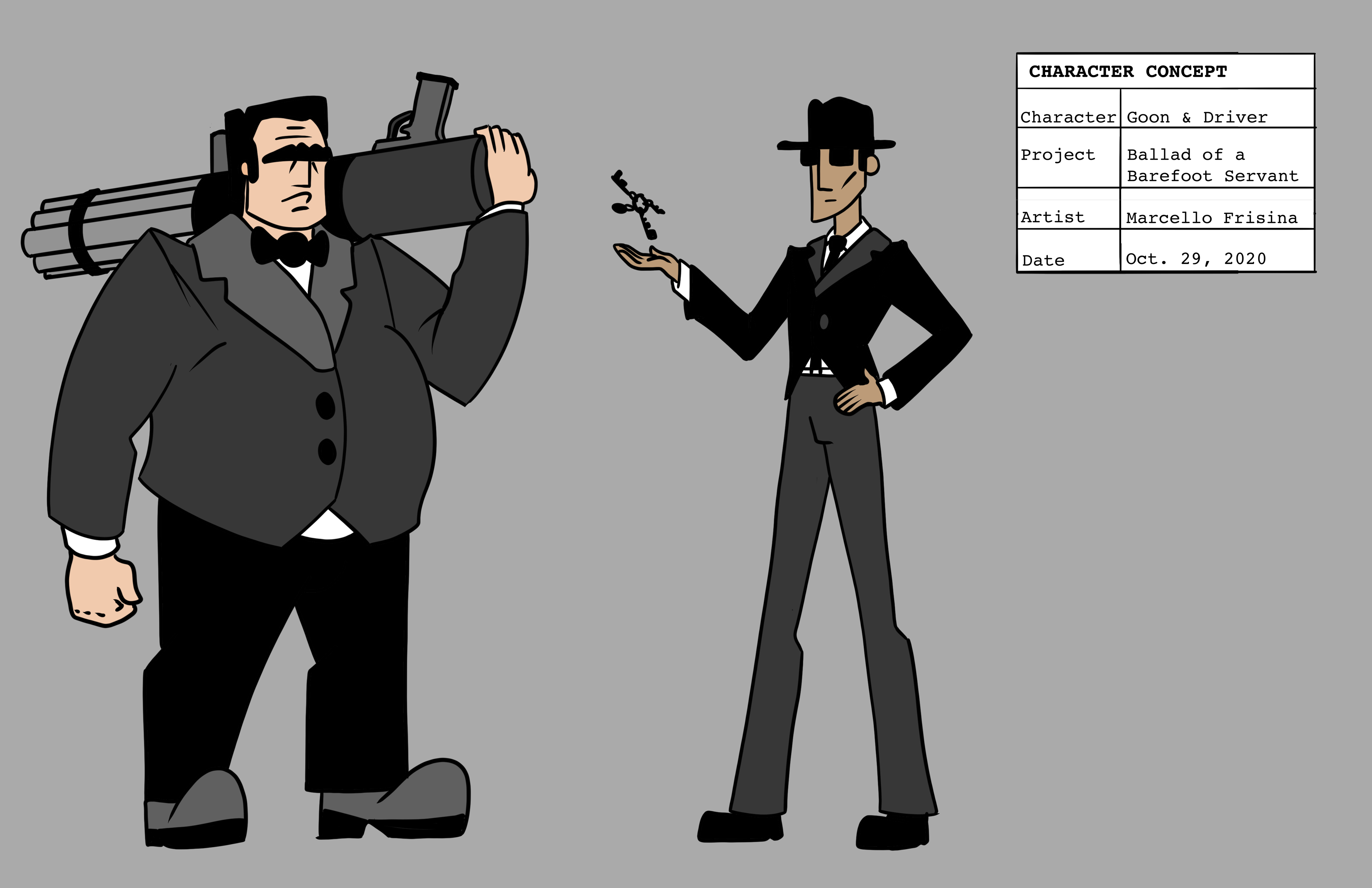 Goon & Driver Concept Art