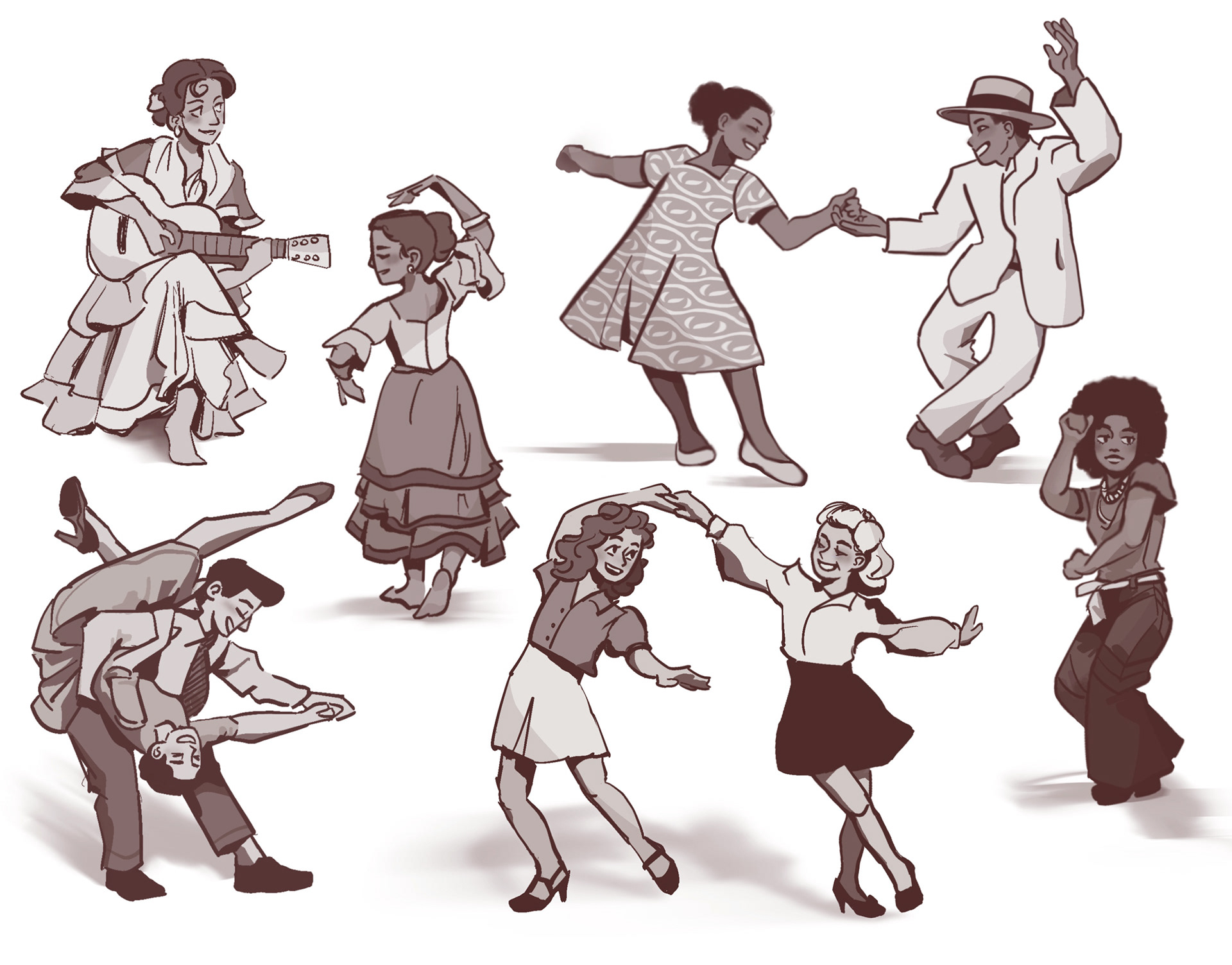 Dance Figure Spread