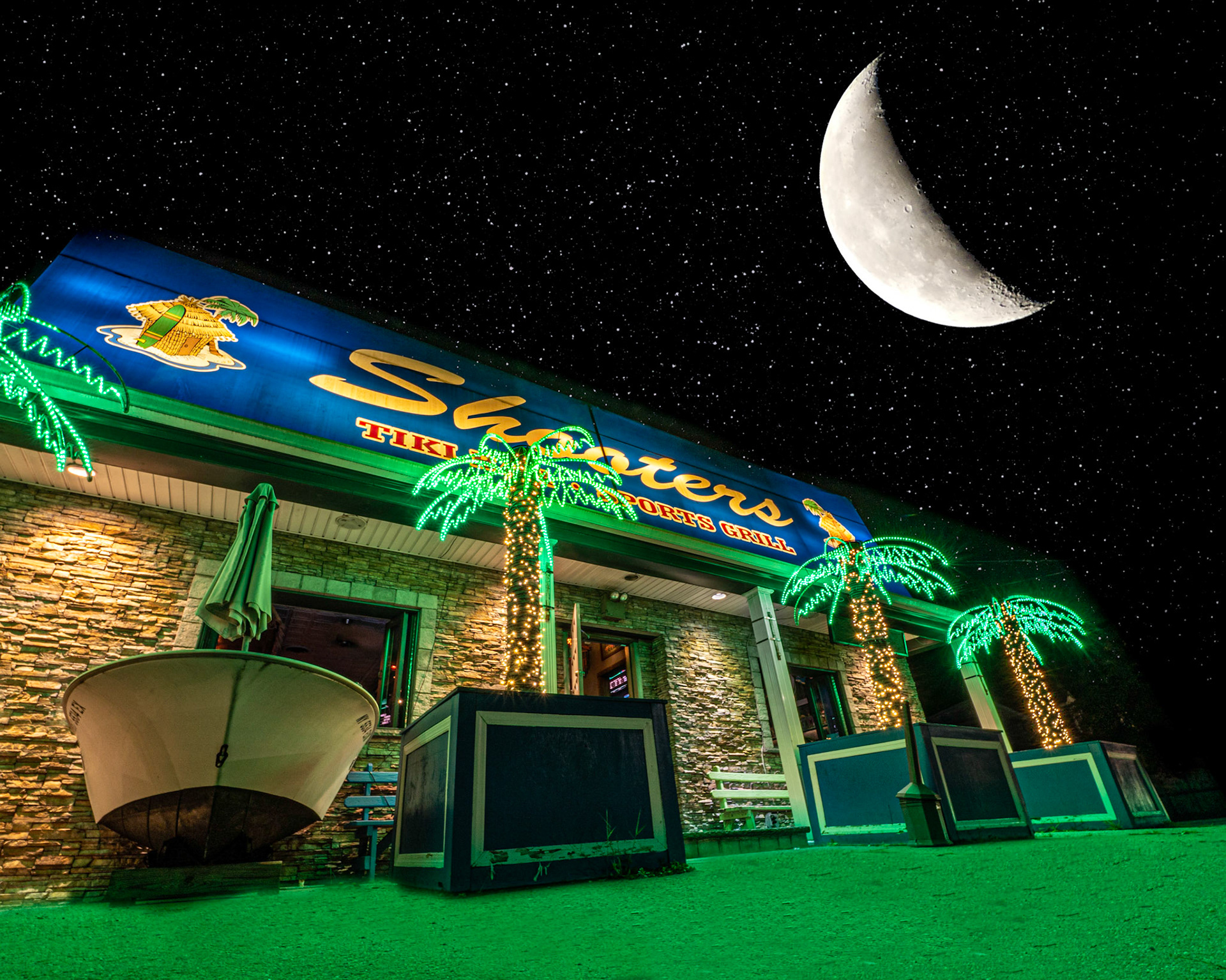 Shooters Tiki Bar and Sports Grill is a brightly lit establishment on Wantagh Ave in Wantagh, NYWhen I passed it I had to scratch my head and wonder how I have missed this till now.Looks like they are open daily from Noon till 4 amIf You Like What You See Please Follow Me!Prints and Images available#NotYourAvgPhotoJoeAlso Follow @notyouravgjoe#tikibar #tiki #rum #cocktails #tikidrinks #tikimug #tikiculture #mixology #tikistyle #tikilife #craftcocktails #cocktailbar #polynesianpop #tikimugs #umbrelladrinks #tropicaldrinks #tikilifestyle #tikioasis #flamingdrinks #mixeddrinks #tikicocktails #drinklocal #drinks #bar #imbibing