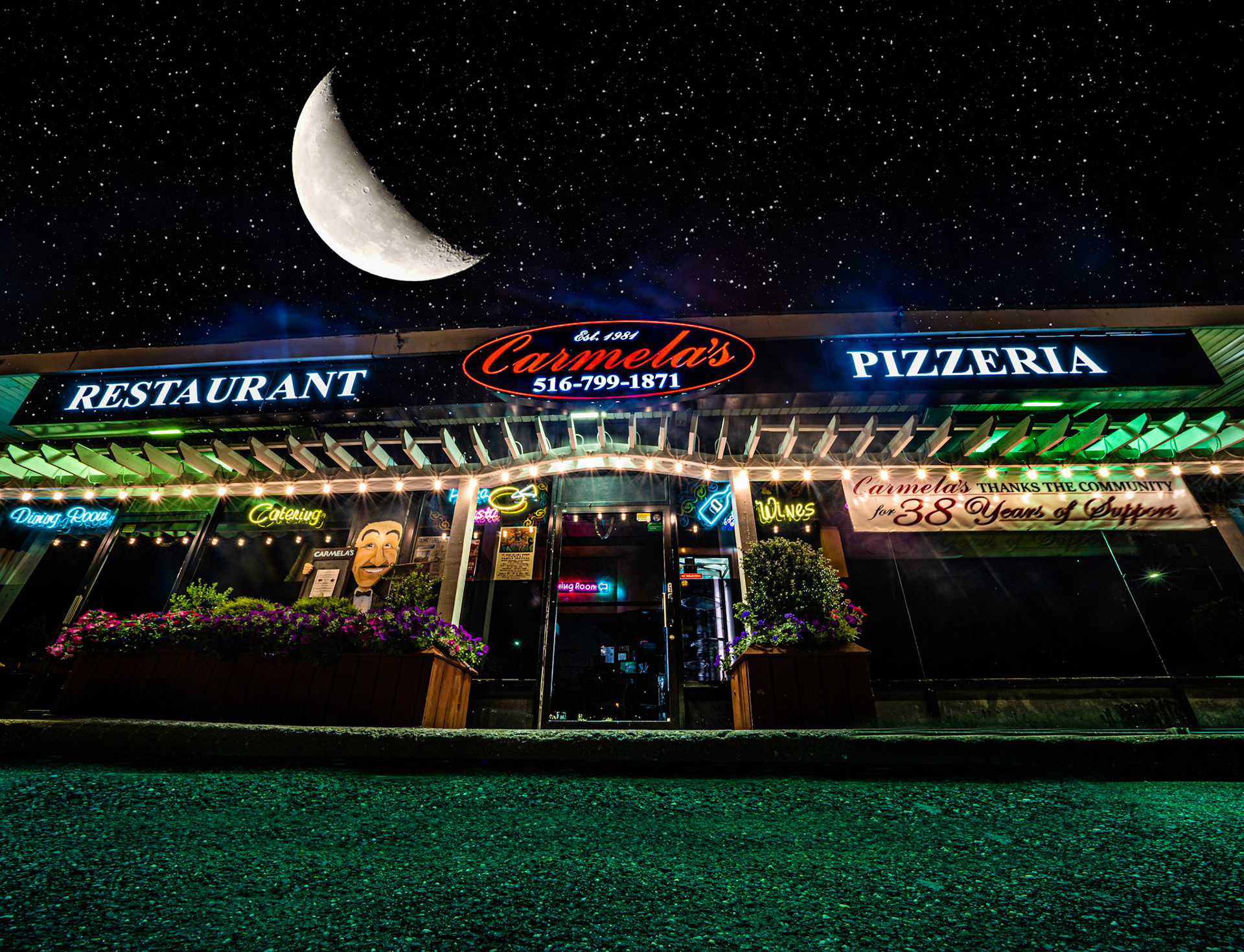 Carmela's Pizza and Restaurant in Massapequa is located at 4151 Merrick Rd MassapequaIt’s one of my favorite Pizza places in the area!  Sicilian is my personal favorite here!They have been in business for over 37 years! We have eaten there for birthday parties and other family events and the foodis always fabulous!(516) 799-1871 *Another Addition to the #NeonAtNight Series! Love that Neon!If You Like What You See Please Follow Me!Prints and Images available#NotYourAvgPhotoJoe.....Made With #platypod#goandcapturethelight#photo#inspiration#news12li#newsday#locallongisland#longisland#discoverlongisland #longislandleasure#lislandstrong #exploreliny #longislandfeatures#longislandproshots #li_fan_page#beyondlongisland#longislandsights#sonyimages#SonyA7iii#sonyimages#TopazLabs