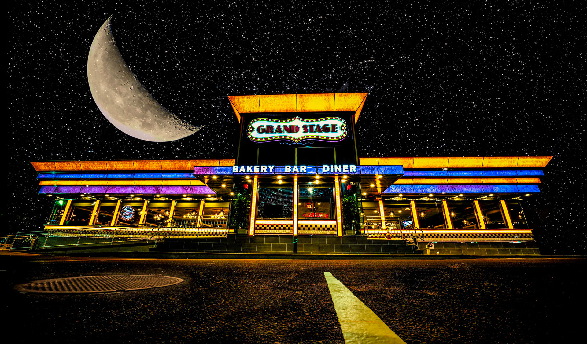 After 30 years, the Empress Diner on Hempstead Tpk in East Meadow closed.  Shorty After the new owners remodeled and reopened as the Grand Stage Dinerand its a sight to see! Located at 2490 Hempstead Turnpike, East Meadow, NY 11554grandstagediner.comInfo from their website says Grand Stage Diner is a legend in the restaurant industry. Originally located by the theater district, we have served many famous actors from Broadway shows. We are world famous for our pastrami, corned beef, and cheese cake. Our last location was by Madison Square Garden, where we served many famous athletes, celebrities, and politicians.We are now proud to announce that our diner tradition is reborn officially at East Meadow, Long Island. The tradition continues with a full menu of breakfast, lunch, and dinner. We also have a full service bar with an extensive menu. From our tempting appetizers to our mouth watering sautés, there is something for every palate.Our mission is to offer our guests the highest quality of food in a comfortable, clean, and friendly environment. Our staff’s goal is to provide you with courteous and personalized service, so they may make your dining experience one to remember. Your comments, suggestions, and feedback are important to us. Please feel free to share them at any time.Another from the Neon at Night Series. Made with @platypod.f you like what you see Follow Me Prints and Images available#NotYourAvgPhotoJoe#goandcapturethelight#inspiration#news12li#newsday#locallongisland#longisland#discoverlongisland #longislandleasure#lislandstrong #exploreliny #longislandfeatures#longislandproshots #li_fan_page#beyondlongisland#longislandsights#sonyimages#SonyA7iii#TopazLabs#platypod#kelbyonepics