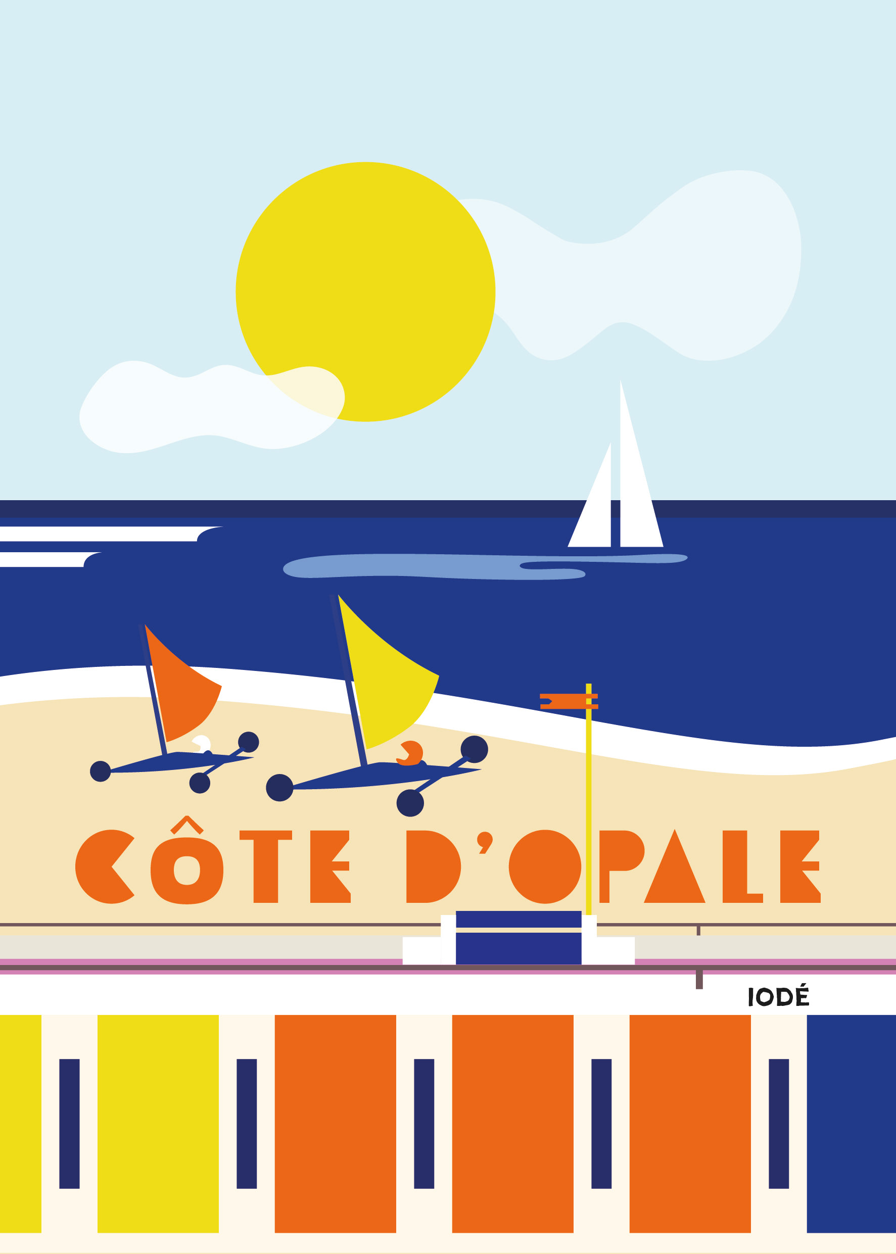Affiche CÔTE D'OPALE